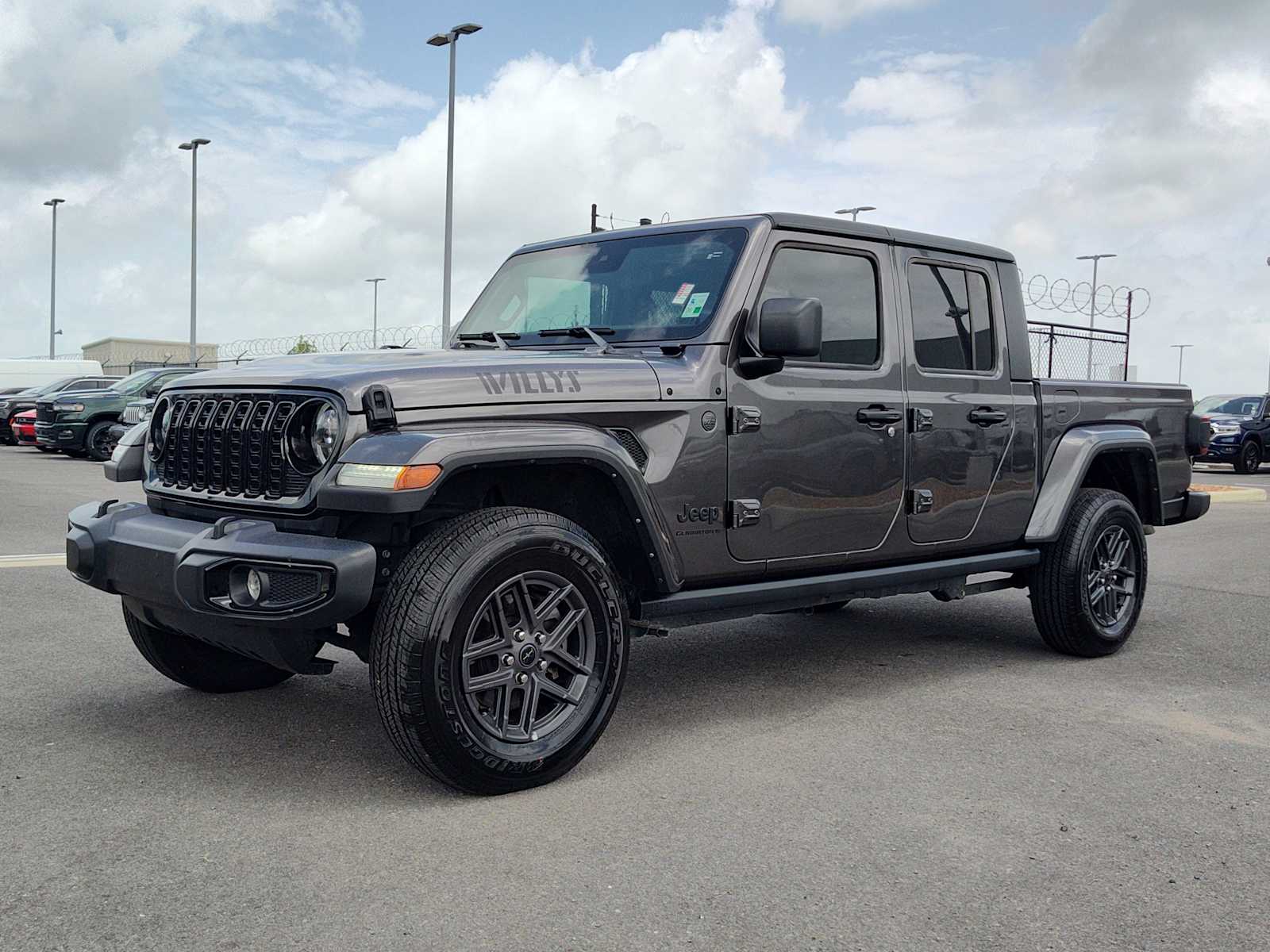 Gray (Granite Crystal Metallic Clearcoat) 2024 Jeep Gladiator Pickup Truck Four-Wheel Drive 8-Speed Automatic