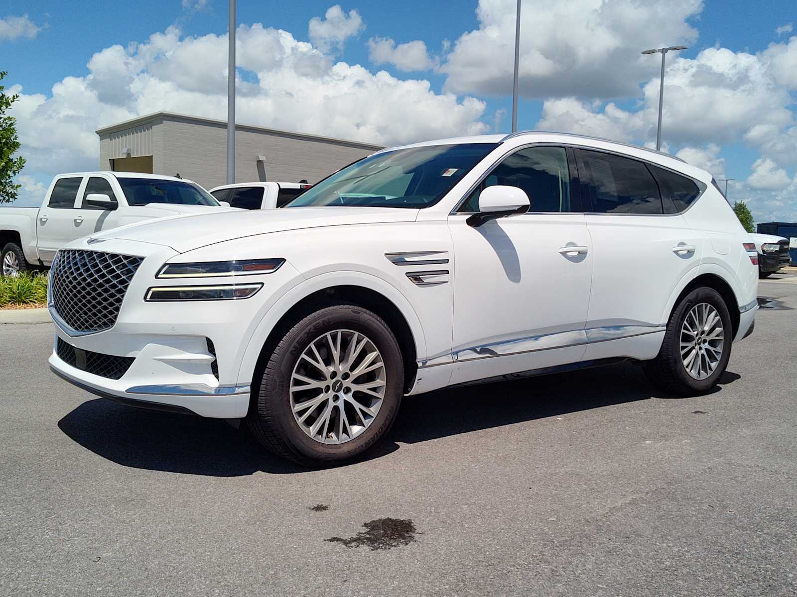 Alta White 2024 Genesis GV80 SUV / Crossover All-Wheel Drive 8-Speed Automatic
