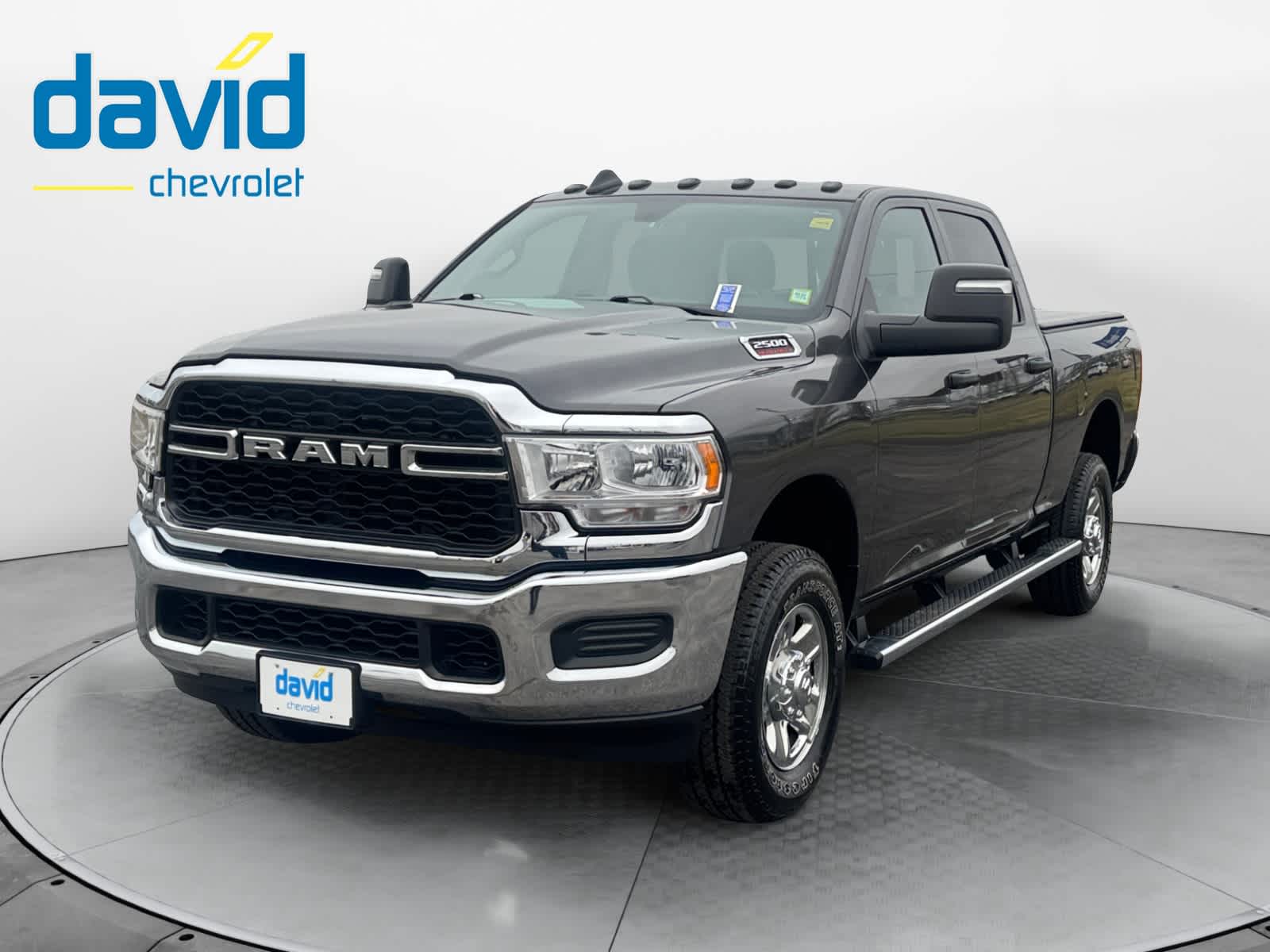 Gray (Granite Crystal Metallic Clearcoat) 2024 RAM 2500 Tradesman Crew Cab 4WD Pickup Truck Four-Wheel Drive 8-Speed Automatic