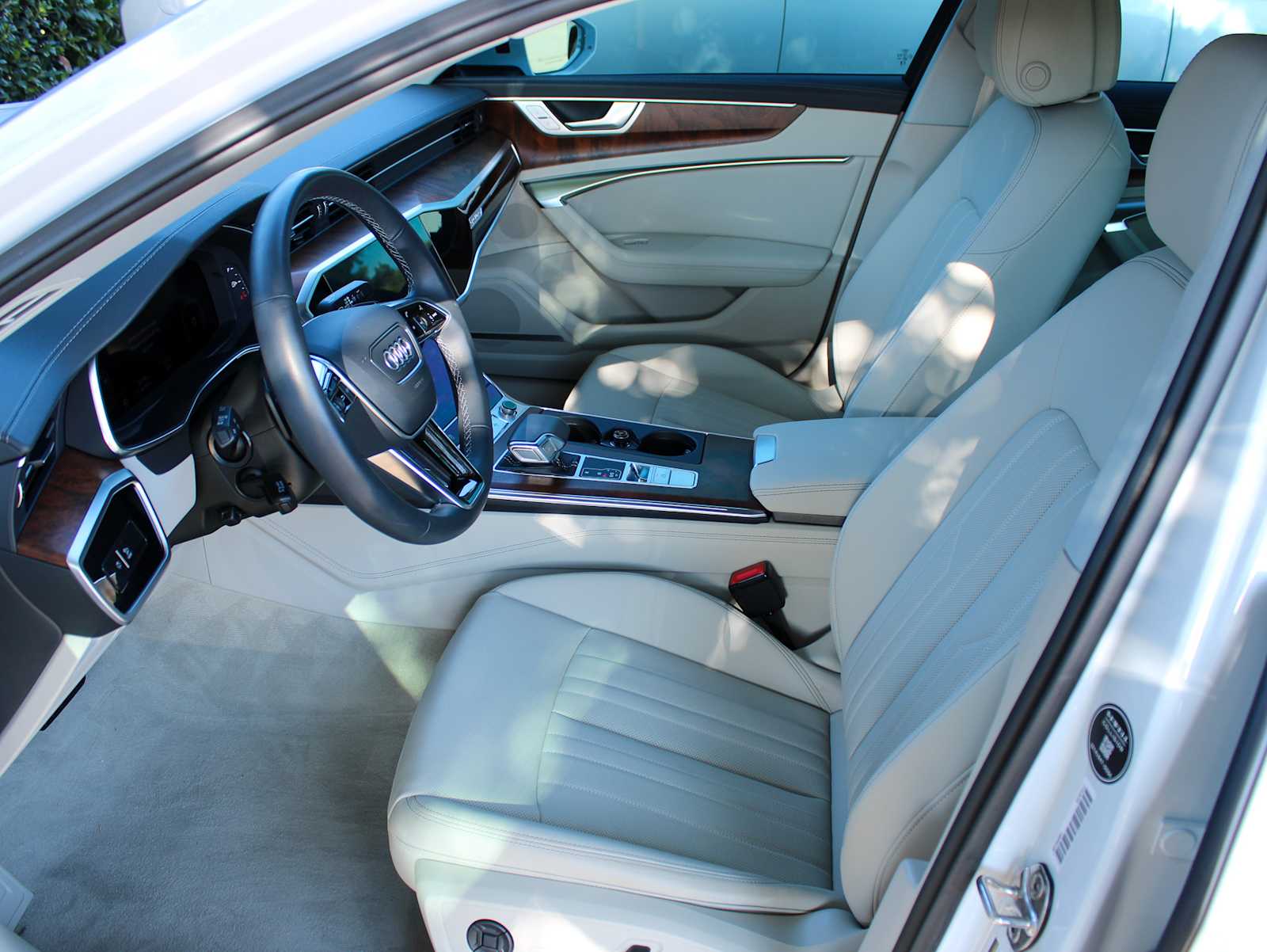 Certified Used 2023 GLACIER WHITE Audi Premium Plus image 11