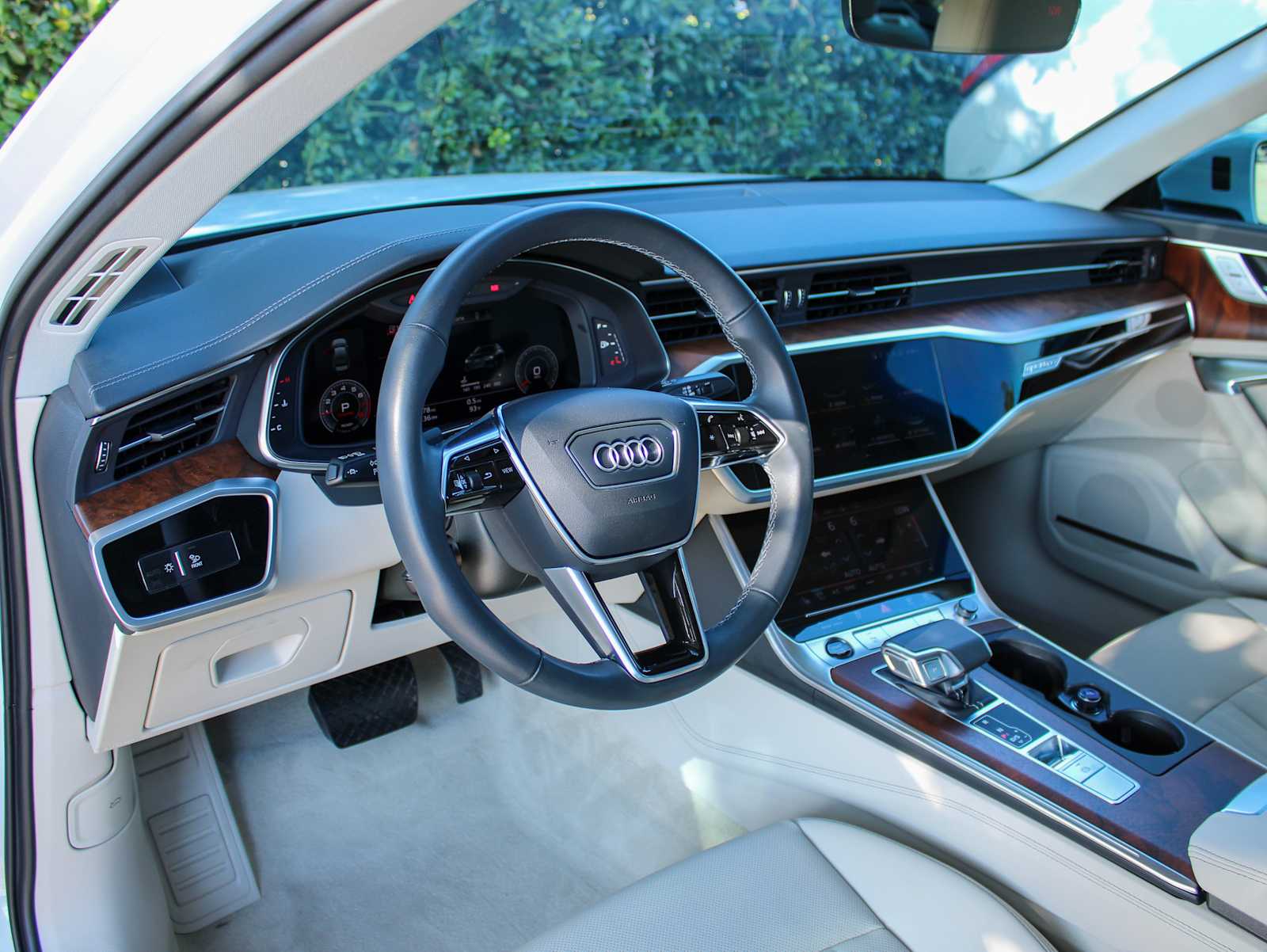 Certified Used 2023 GLACIER WHITE Audi Premium Plus image 12