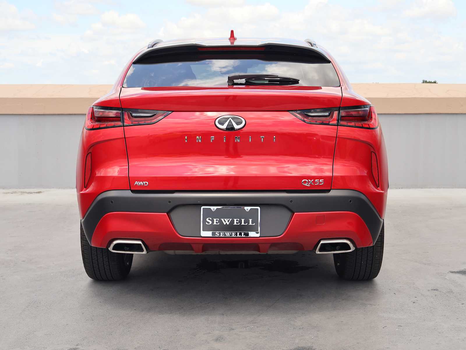 Certified Used 2025 Dynamic Sunstone Red INFINITI ESSENTIAL image 8