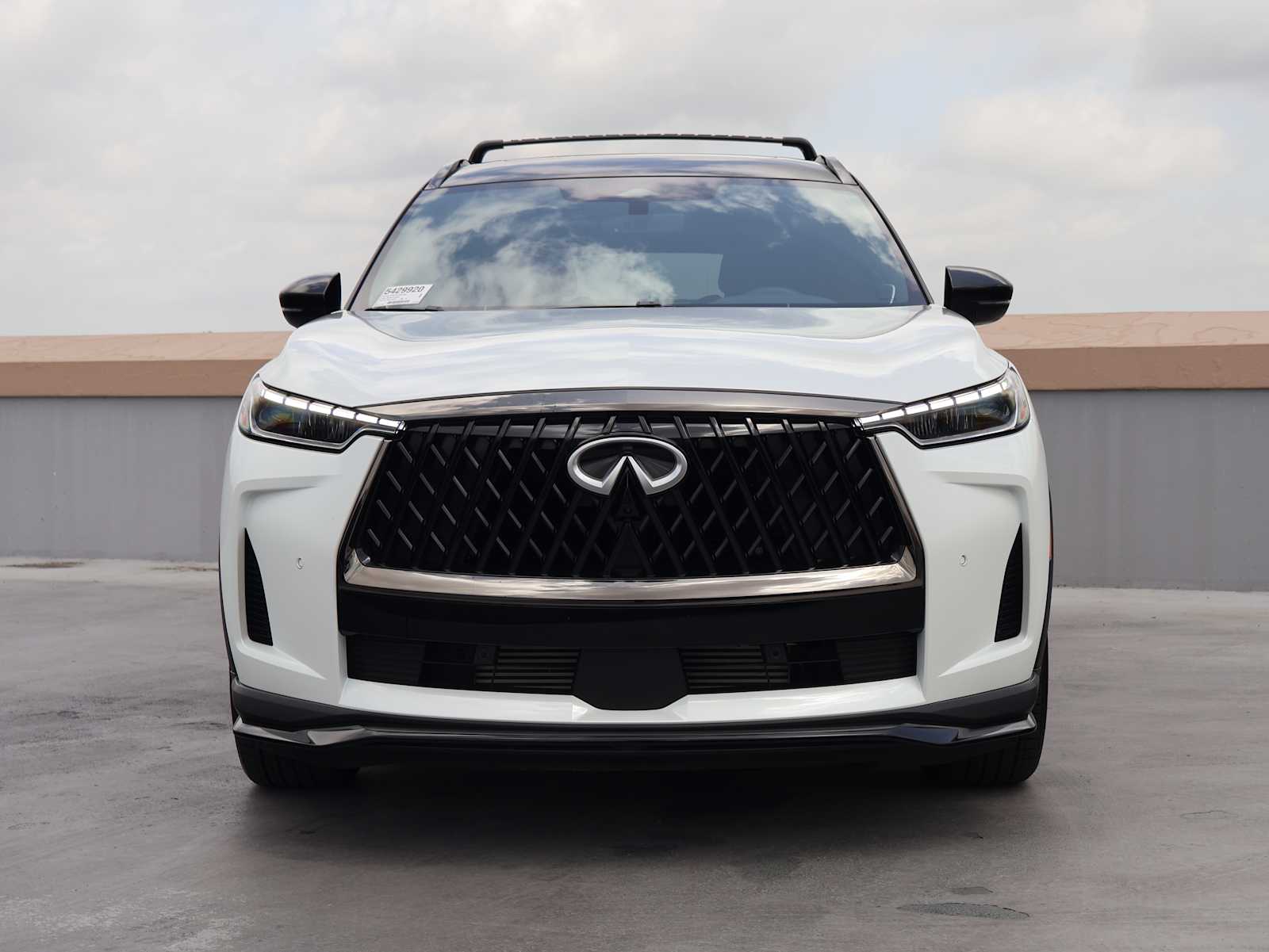 Certified Used 2026 Radiant White/Black Obsidian INFINITI SPORT image 2