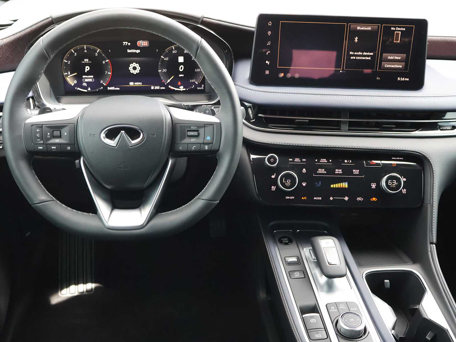 Certified Used 2026 Radiant White/Black Obsidian INFINITI SPORT image 23