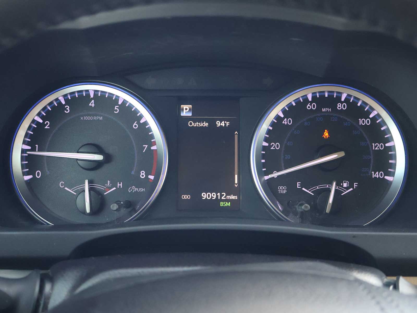 Used 2018 Blizzard Pearl Toyota XLE image 16