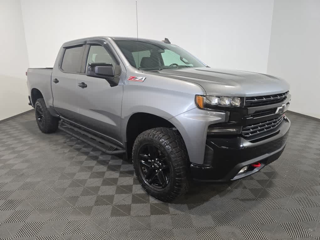 Gray (Satin Steel Metallic) 2022 Chevrolet Silverado 1500 Pickup Truck Four-Wheel Drive Automatic