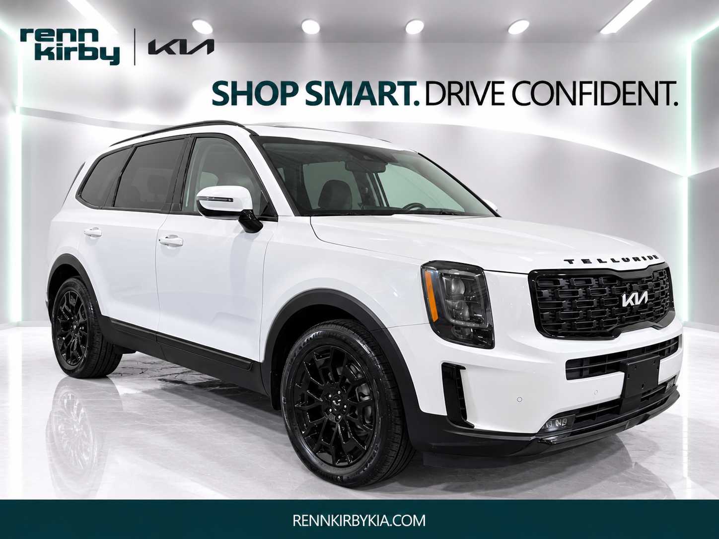 Glacial White Pearl 2022 Kia Telluride SUV / Crossover All-Wheel Drive 8-Speed Automatic