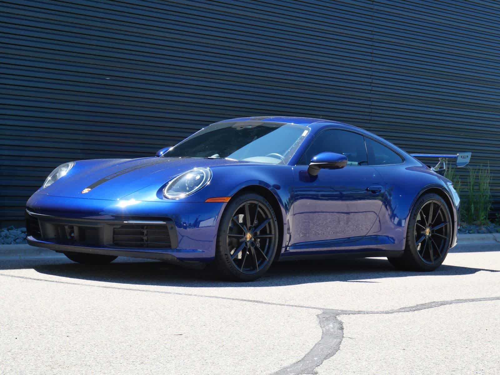 Blue 2023 Porsche 911 Carrera Coupe RWD Coupe Rear-Wheel Drive Automatic