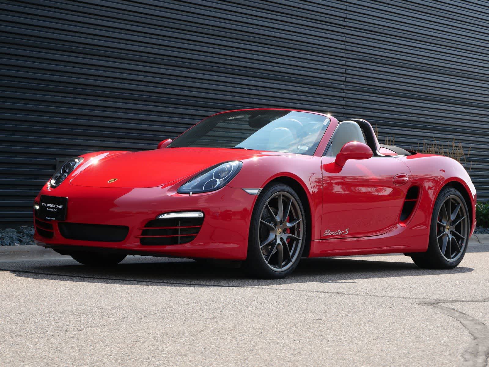 Red 2013 Porsche Boxster Convertible Rear-Wheel Drive 7-Speed Automatic