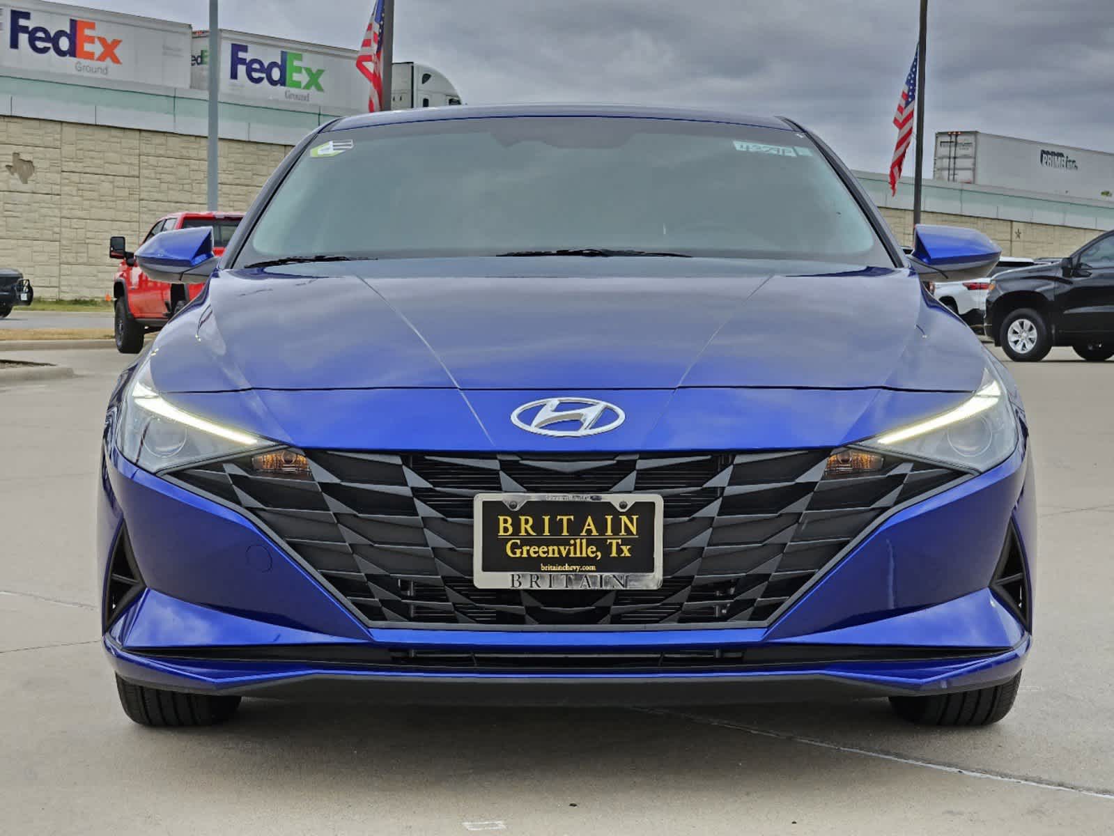 2023 Hyundai Elantra Hybrid Blue 2