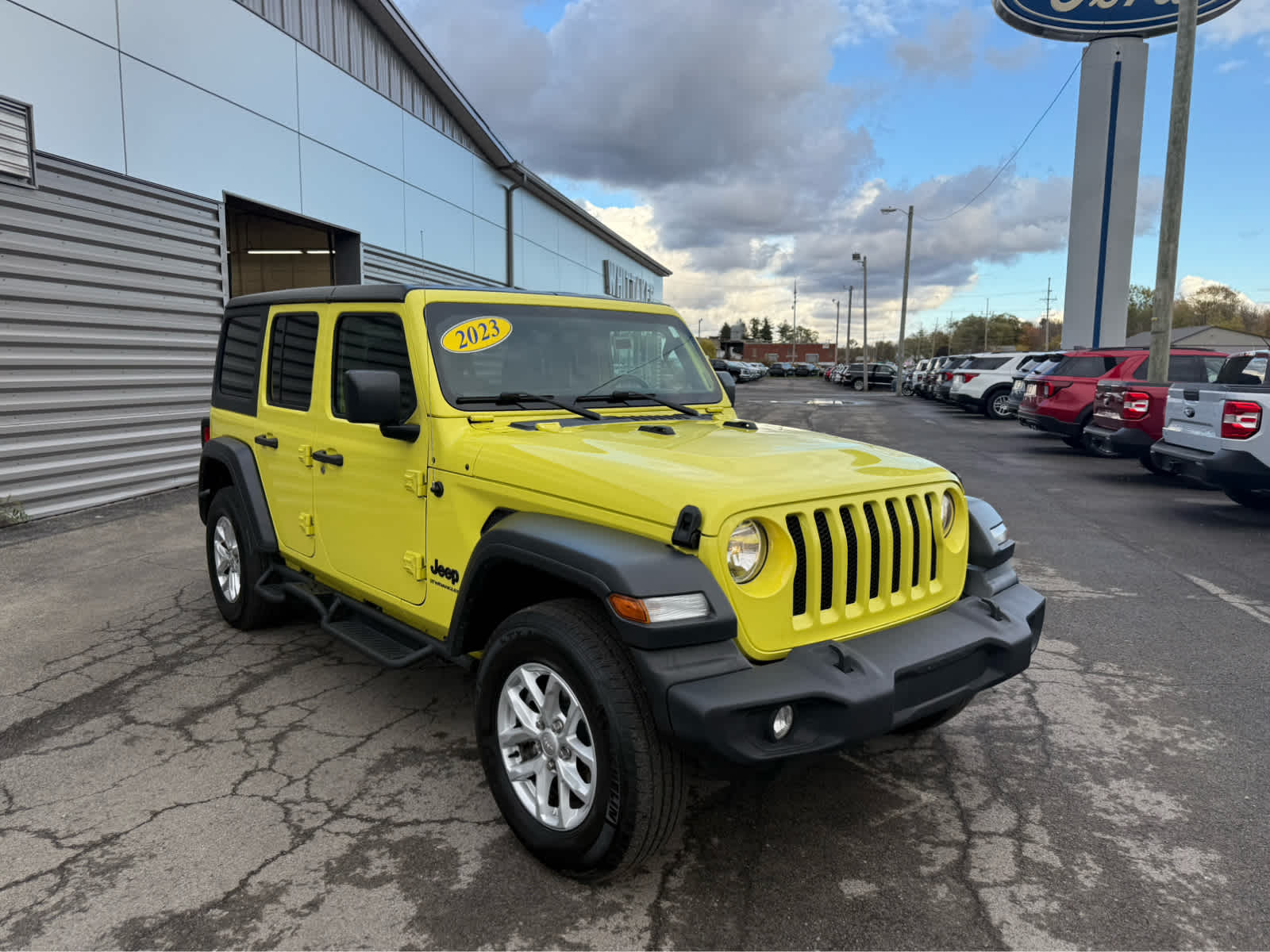 2023 Jeep Wrangler Sport S - High Velocity Clearcoat exterior view 2