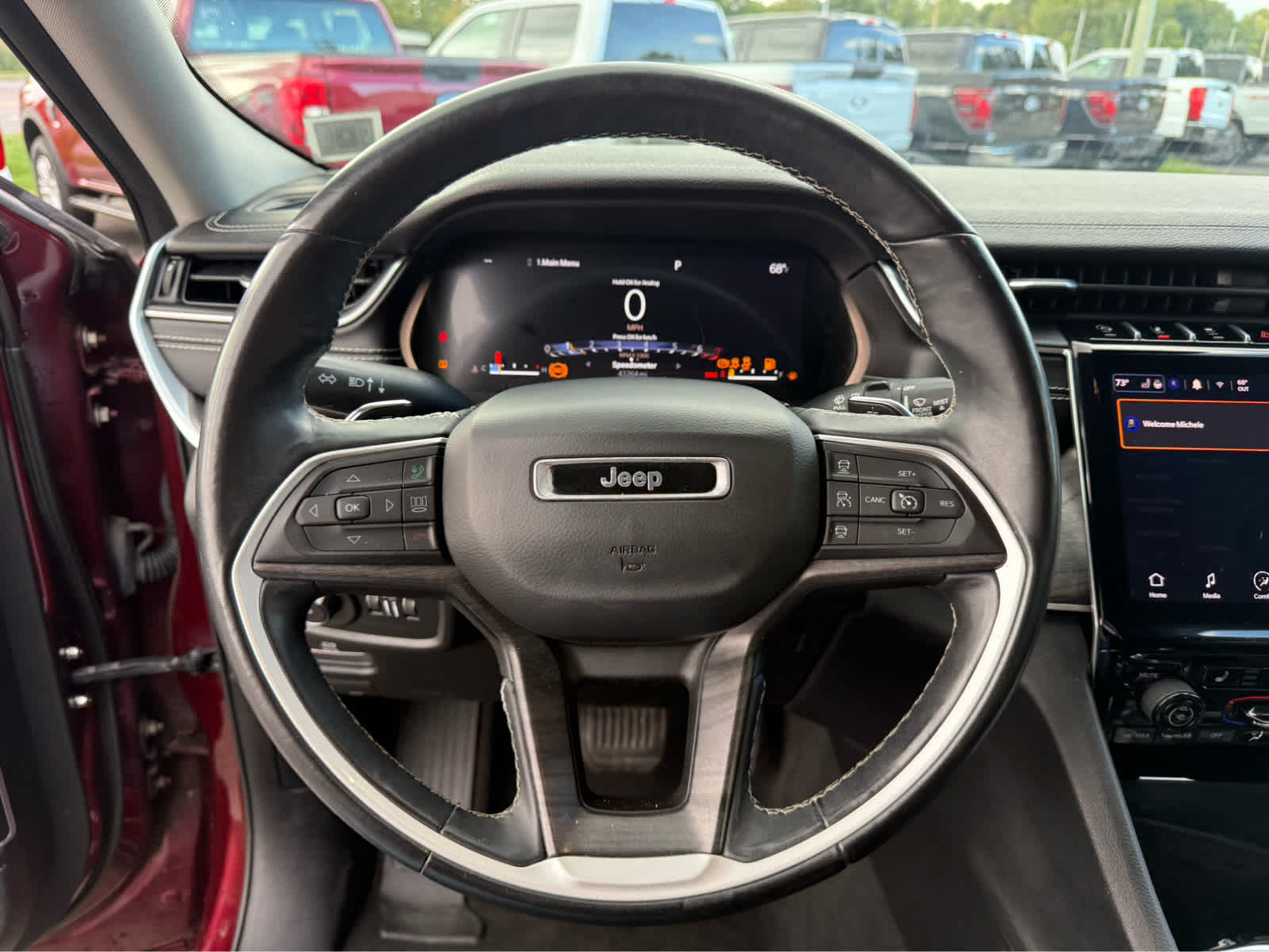 2021 Jeep Grand Cherokee L Limited - Velvet Red Pearlcoat exterior view 9