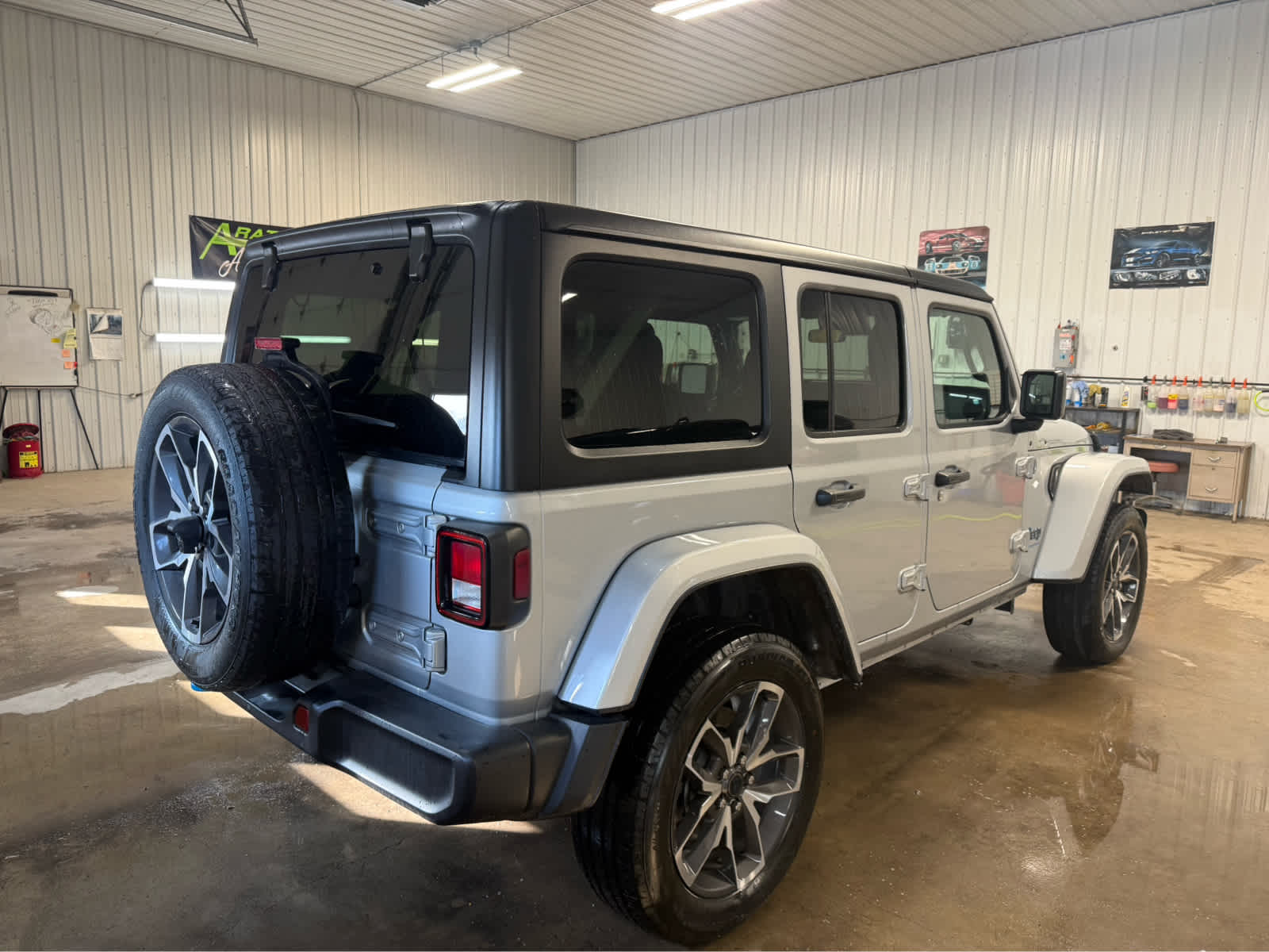 2024 Jeep Wrangler 4xe Sport S - Silver Zynith Clearcoat exterior view 5