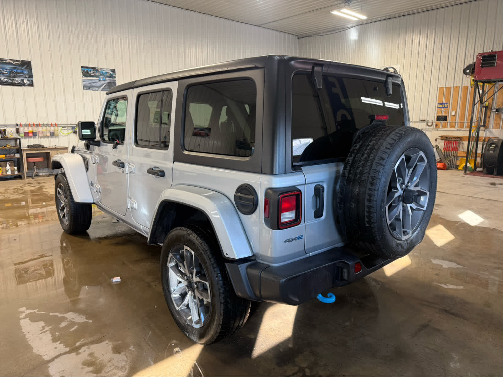 2024 Jeep Wrangler 4xe Sport S - Silver Zynith Clearcoat exterior view 6