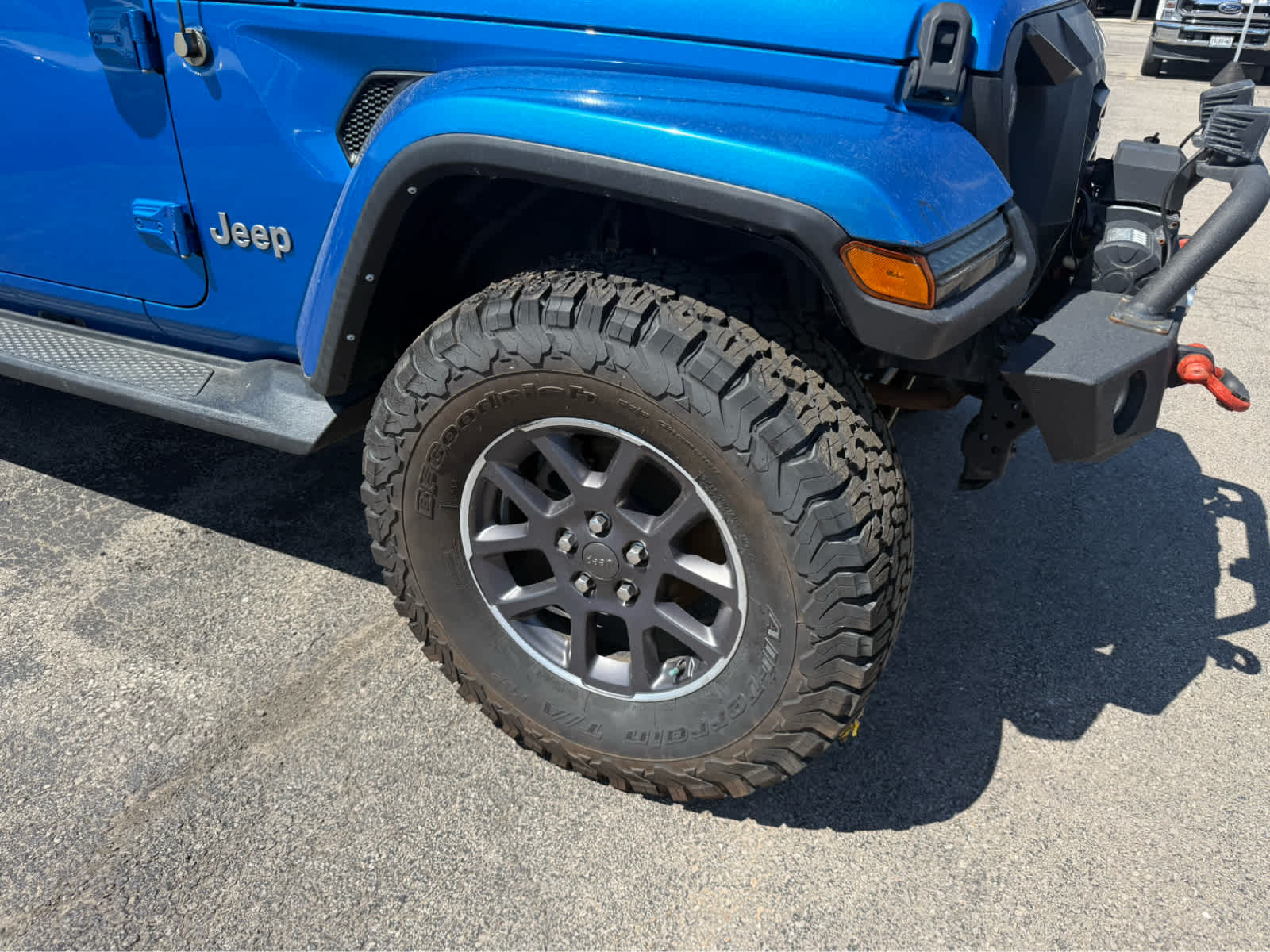 2021 Jeep Gladiator Overland - Hydro Blue Pearlcoat exterior view 4