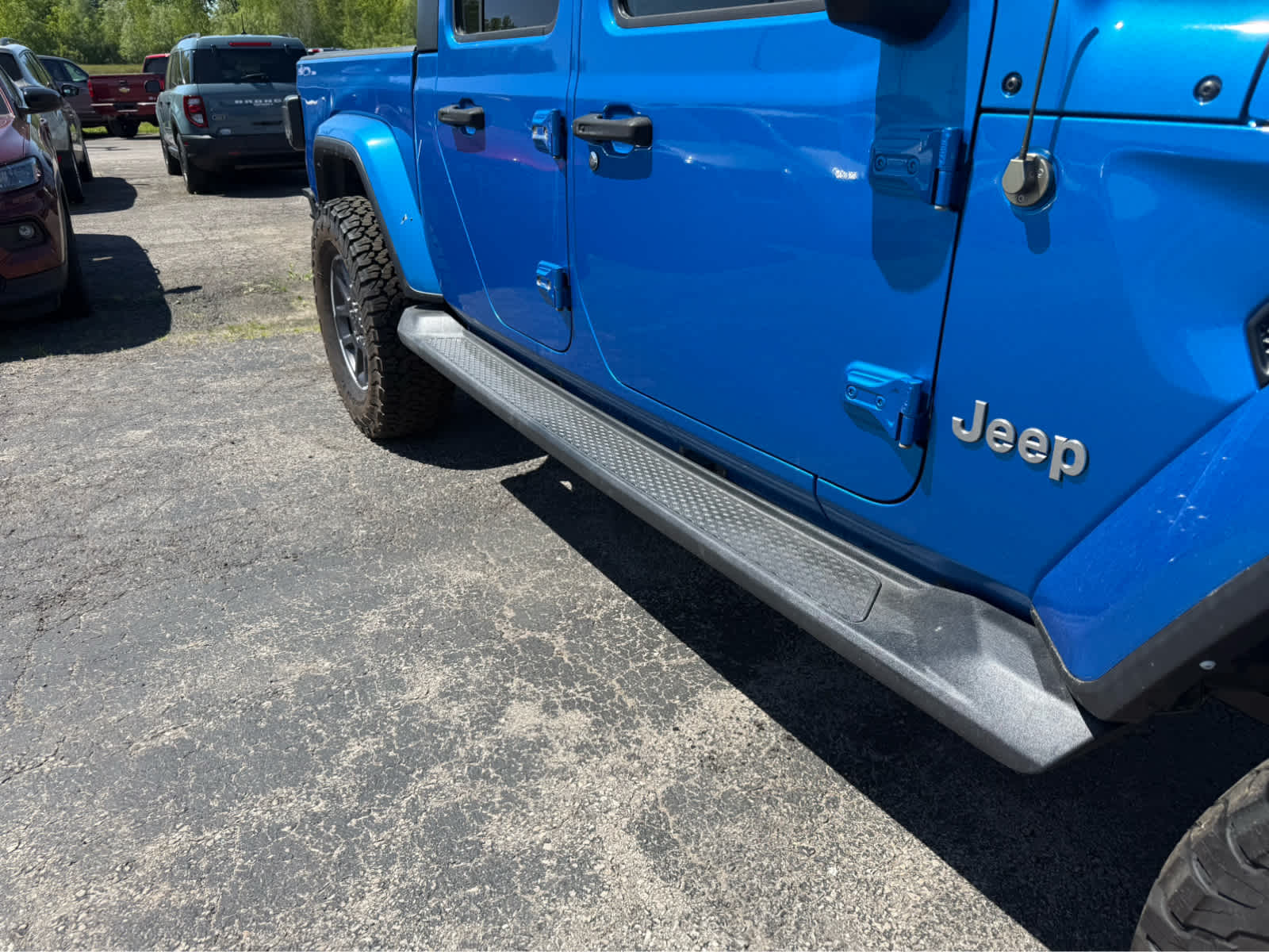 2021 Jeep Gladiator Overland - Hydro Blue Pearlcoat exterior view 5