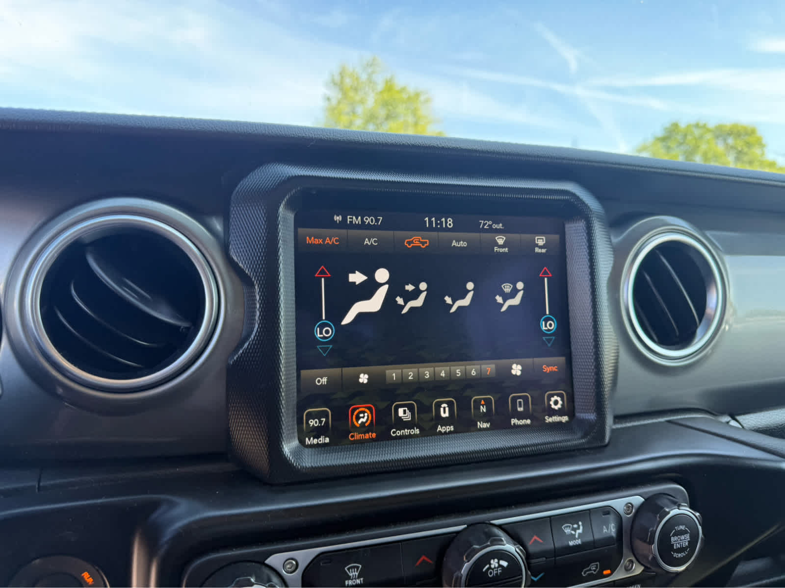 2021 Jeep Gladiator Overland - Hydro Blue Pearlcoat exterior view 17