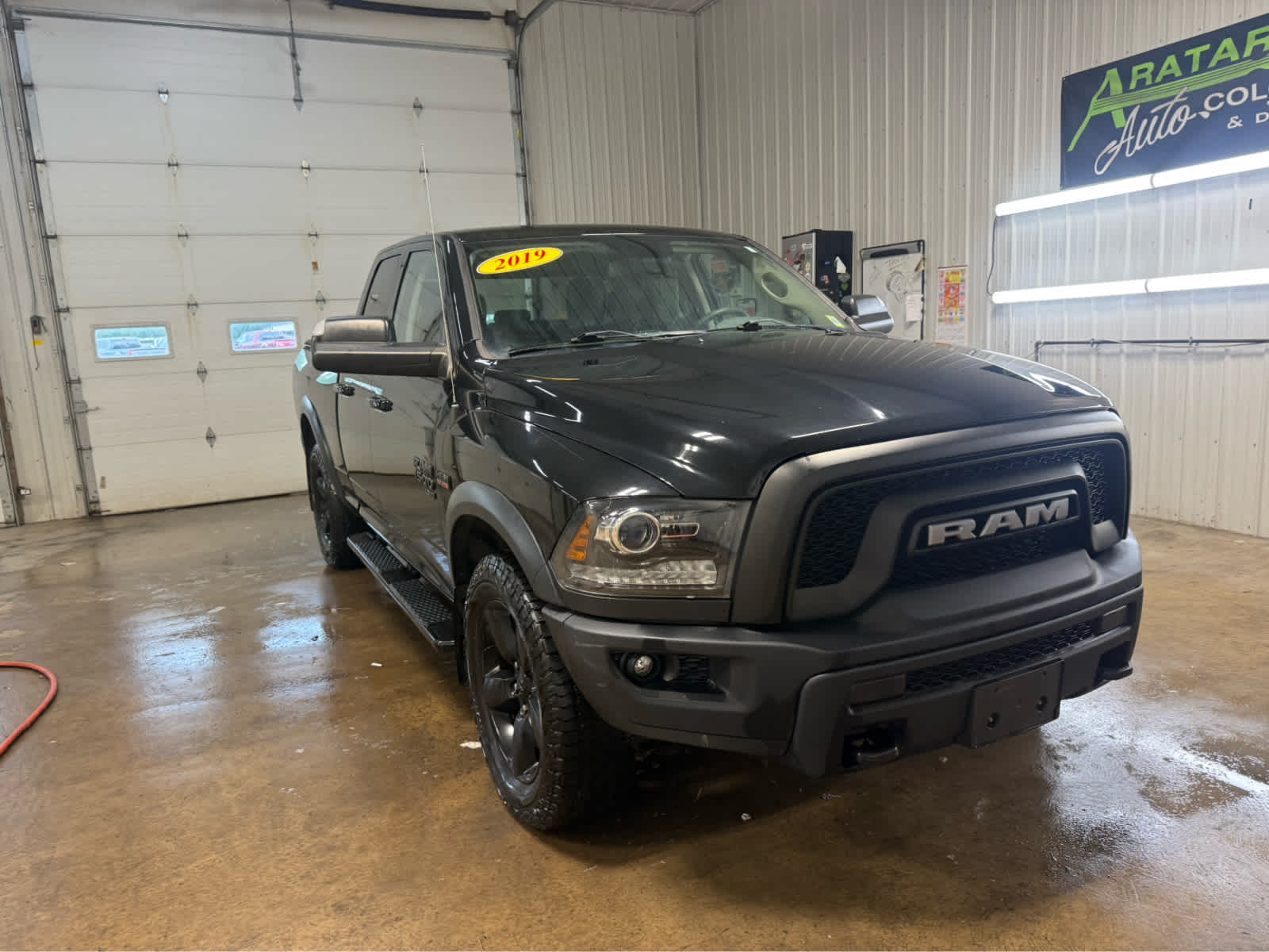 2019 Ram 1500 Classic Warlock - Diamond Black Crystal Pearlcoat exterior view 2