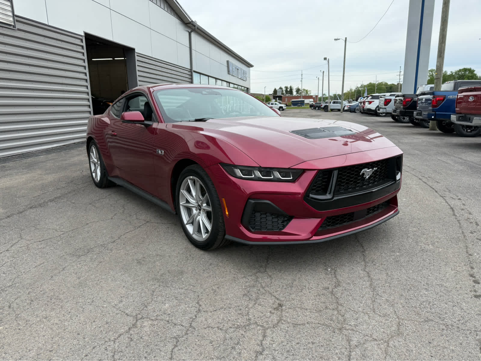 2025 Ford Mustang GT Premium - Molten Magenta Metallic Tri-coat exterior view 2