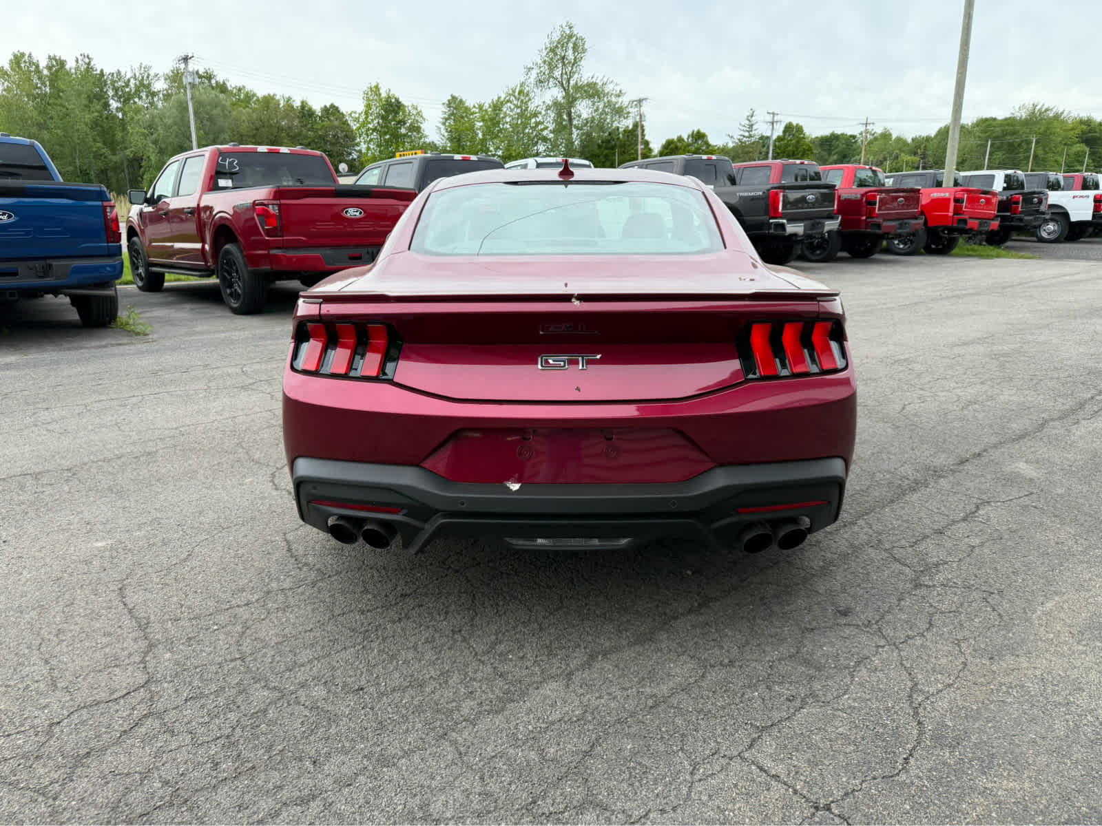 2025 Ford Mustang GT Premium - Molten Magenta Metallic Tri-coat exterior view 5