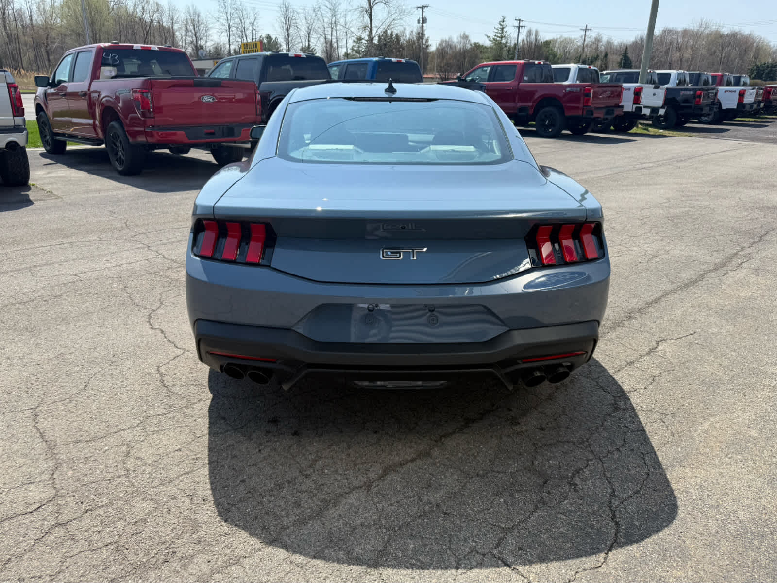 2025 Ford Mustang GT Premium - Vapor Blue Metallic exterior view 5