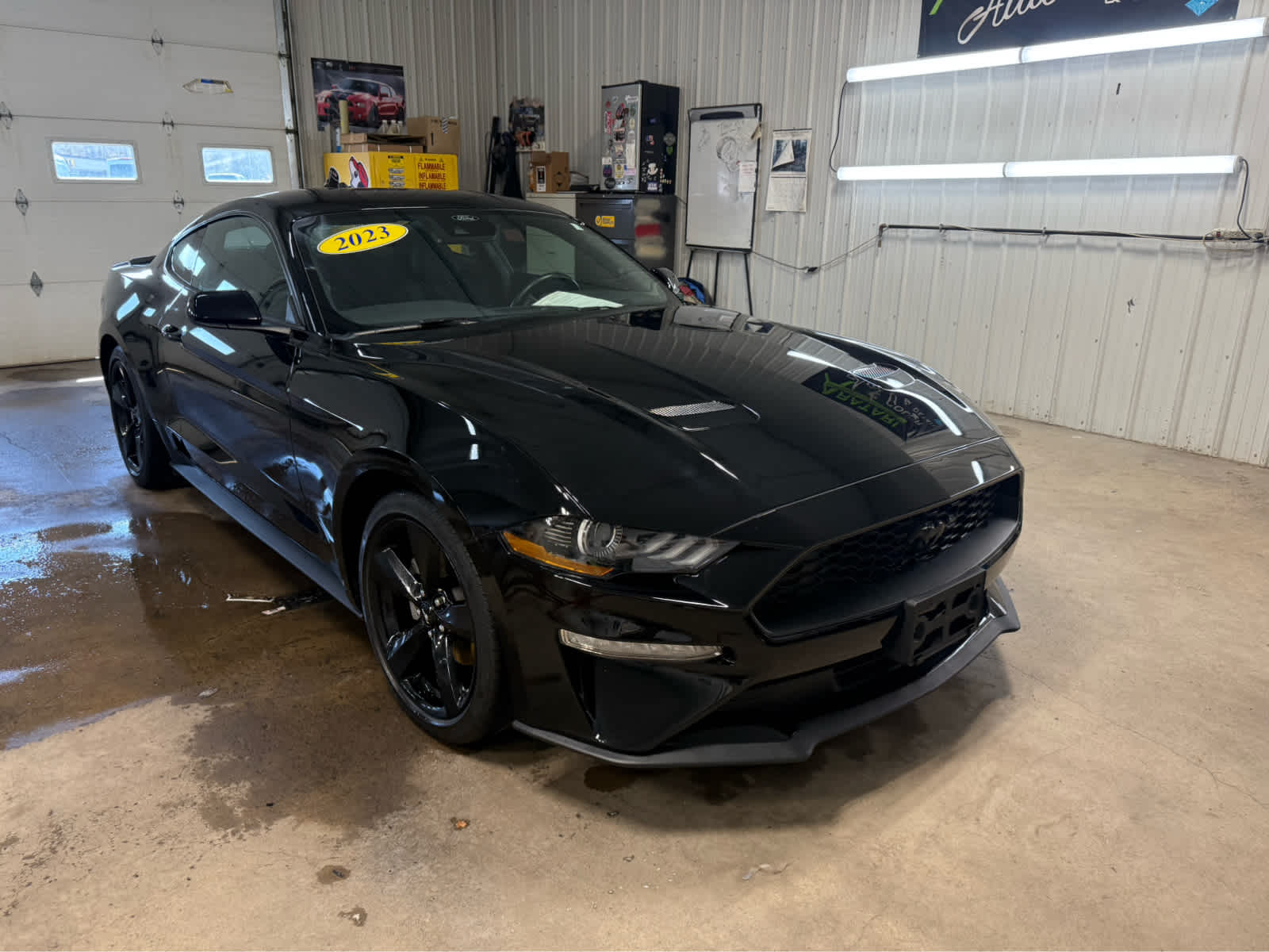 2023 Ford Mustang EcoBoost - Shadow Black exterior view 2