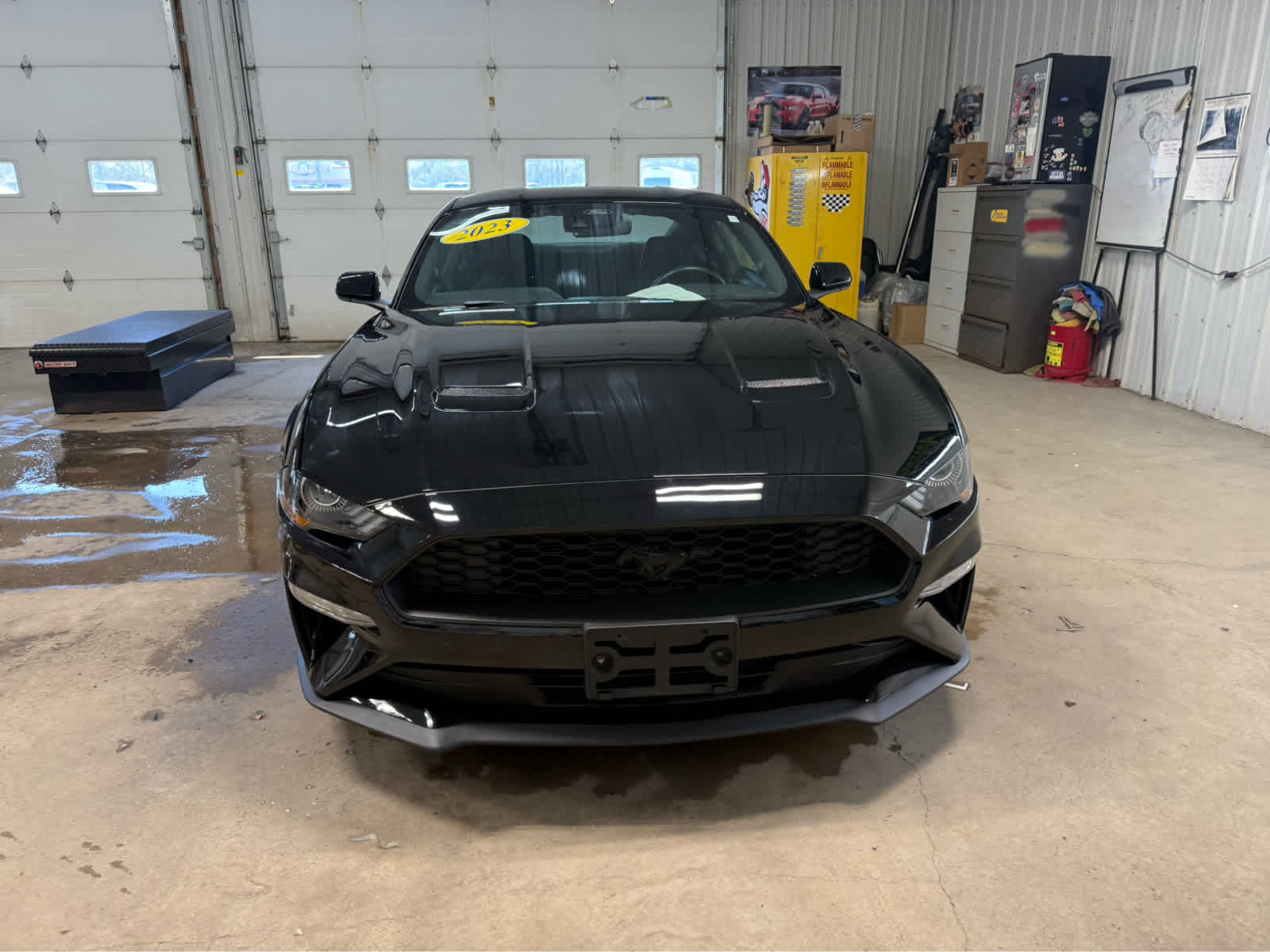 2023 Ford Mustang EcoBoost - Shadow Black exterior view 3