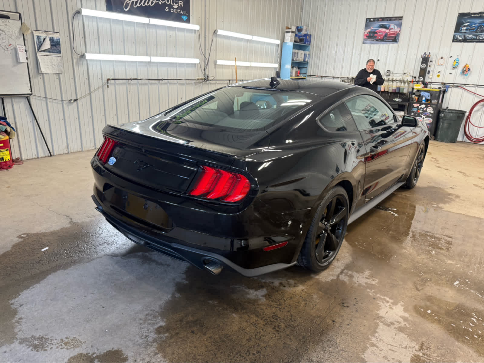 2023 Ford Mustang EcoBoost - Shadow Black exterior view 5