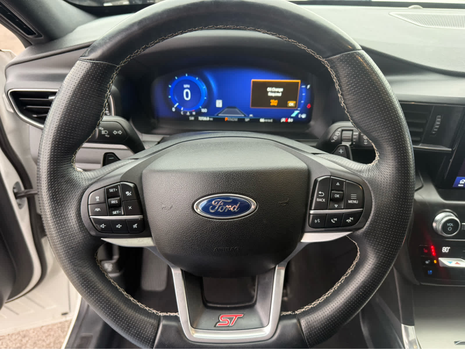 2020 Ford Explorer ST - Star White Metallic Tri-Coat exterior view 10