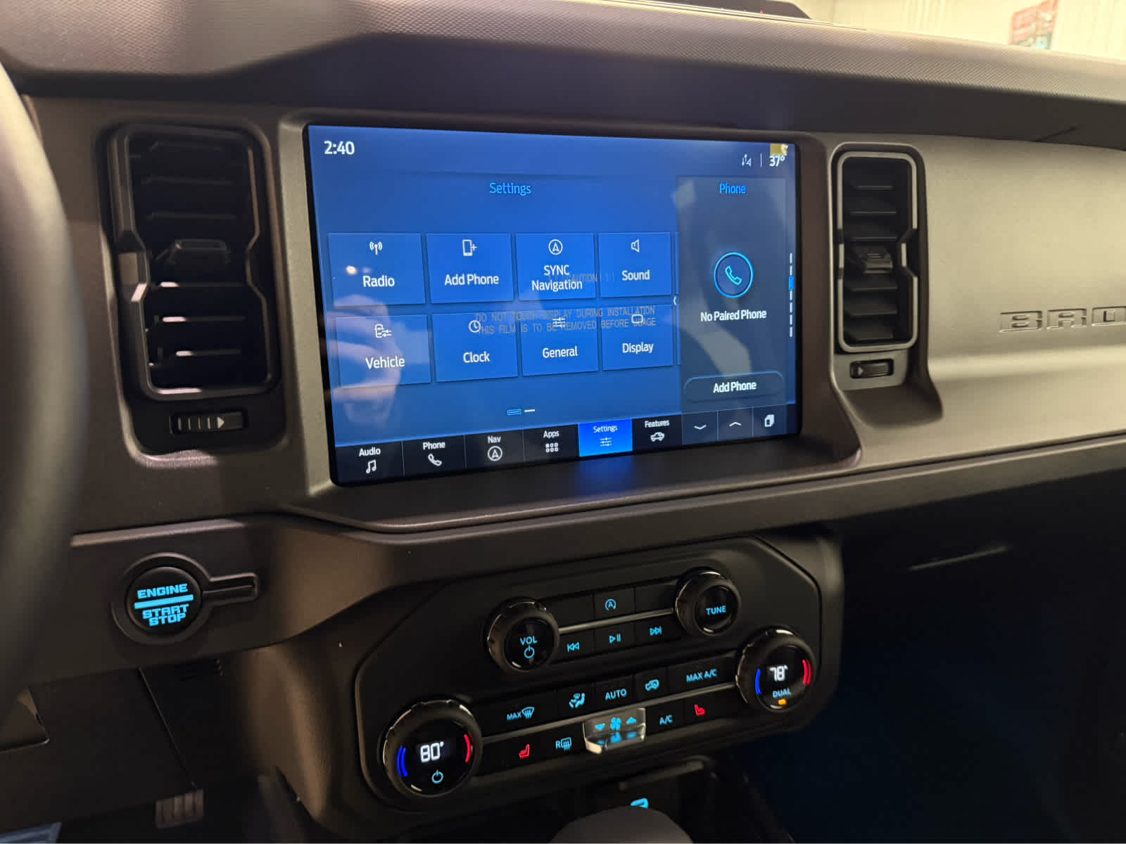 2025 Ford Bronco Big Bend - Oxford White exterior view 10