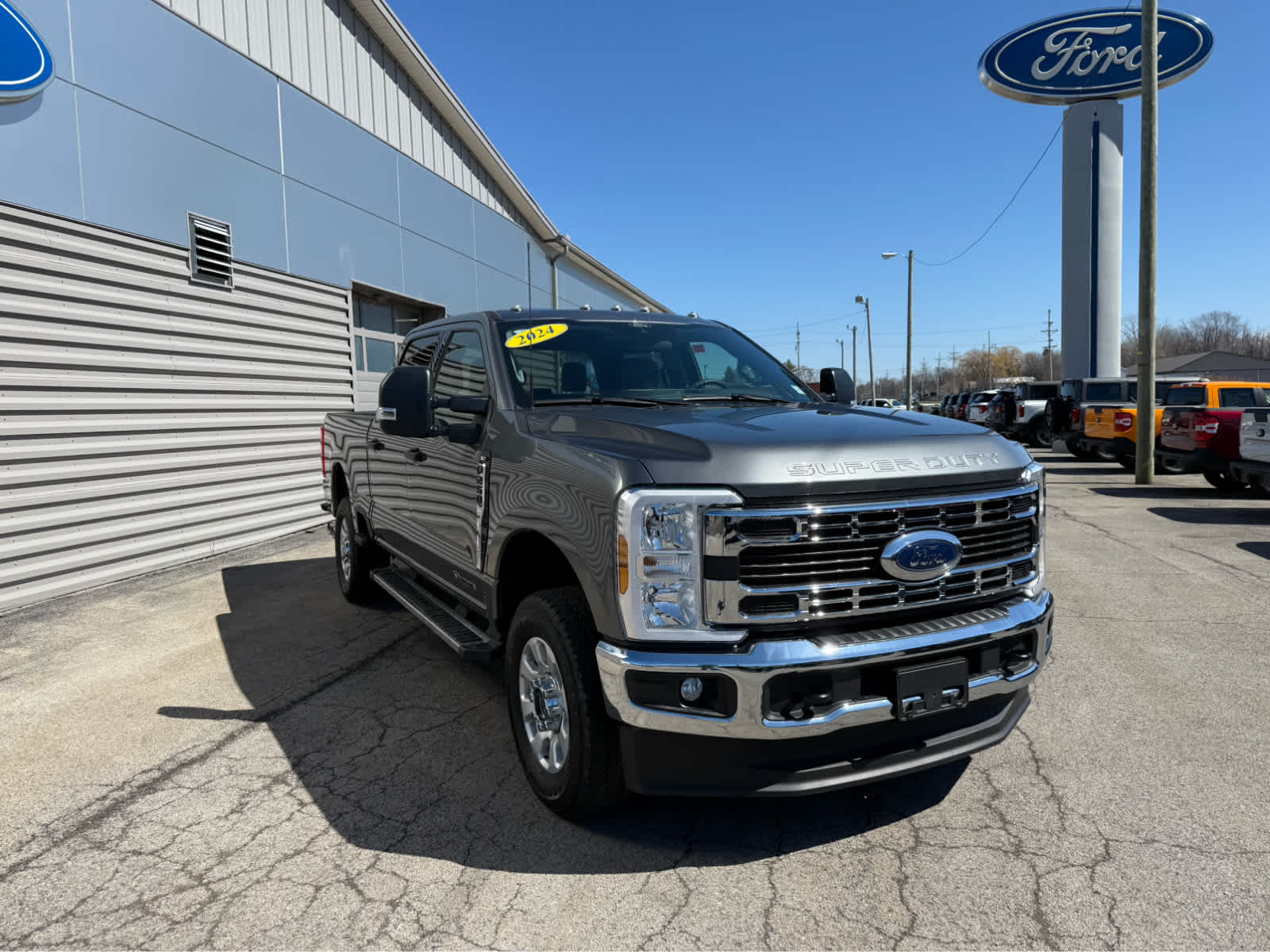 2024 Ford Super Duty F-250 Pickup XLT - Carbonized Gray Metallic exterior view 2