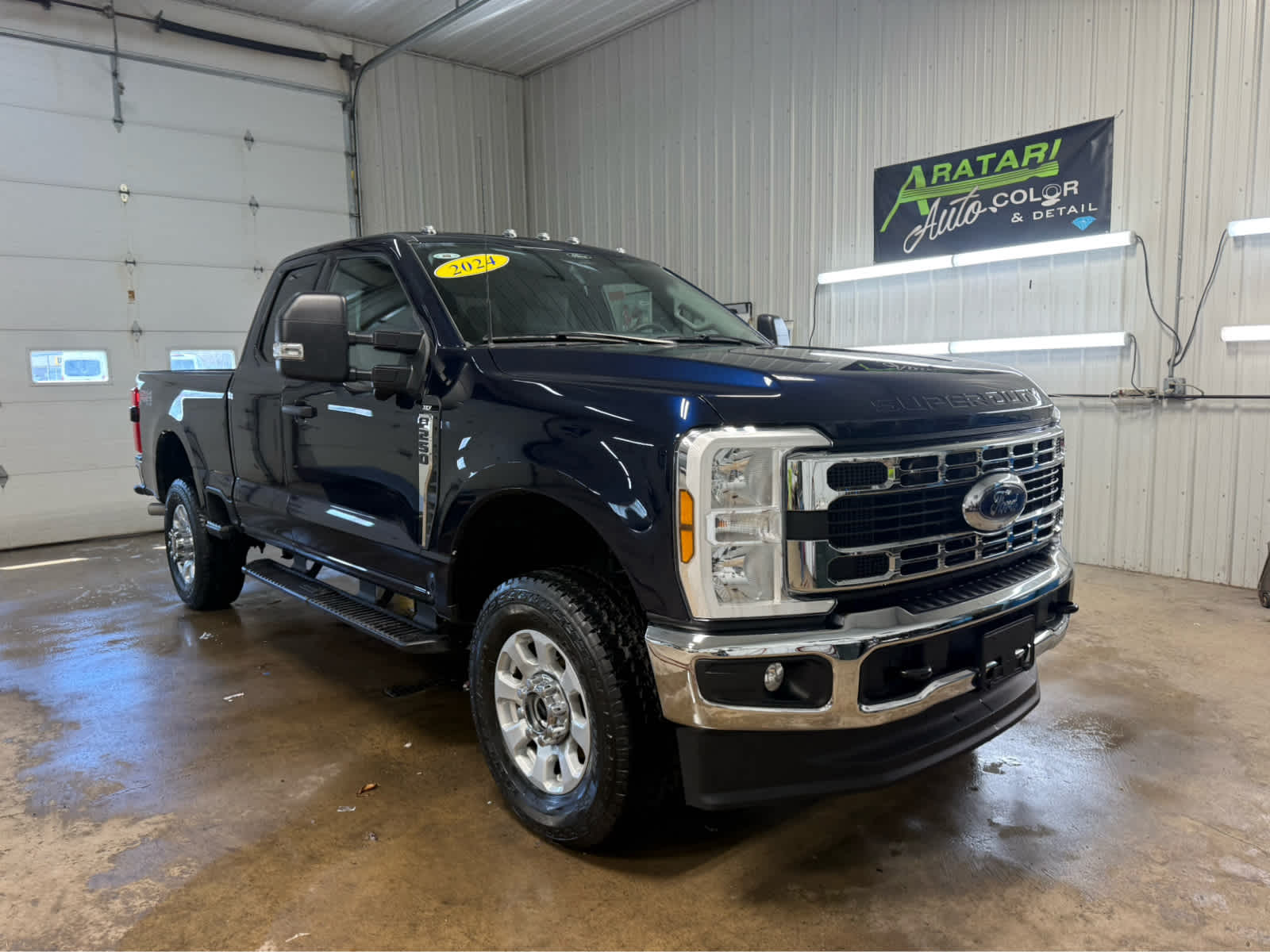 2024 Ford Super Duty F-250 Pickup XLT - Antimatter Blue Metallic exterior view 2