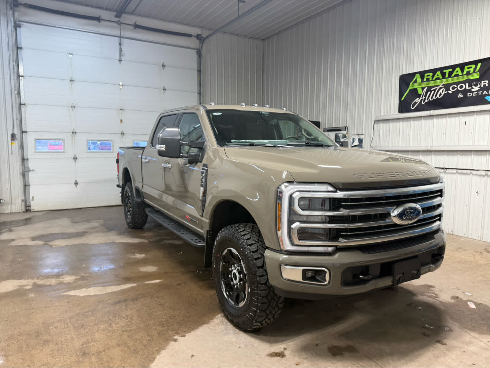 2026 Ford Super Duty F-350 SRW Pickup Platinum - Marsh Gray exterior view 2