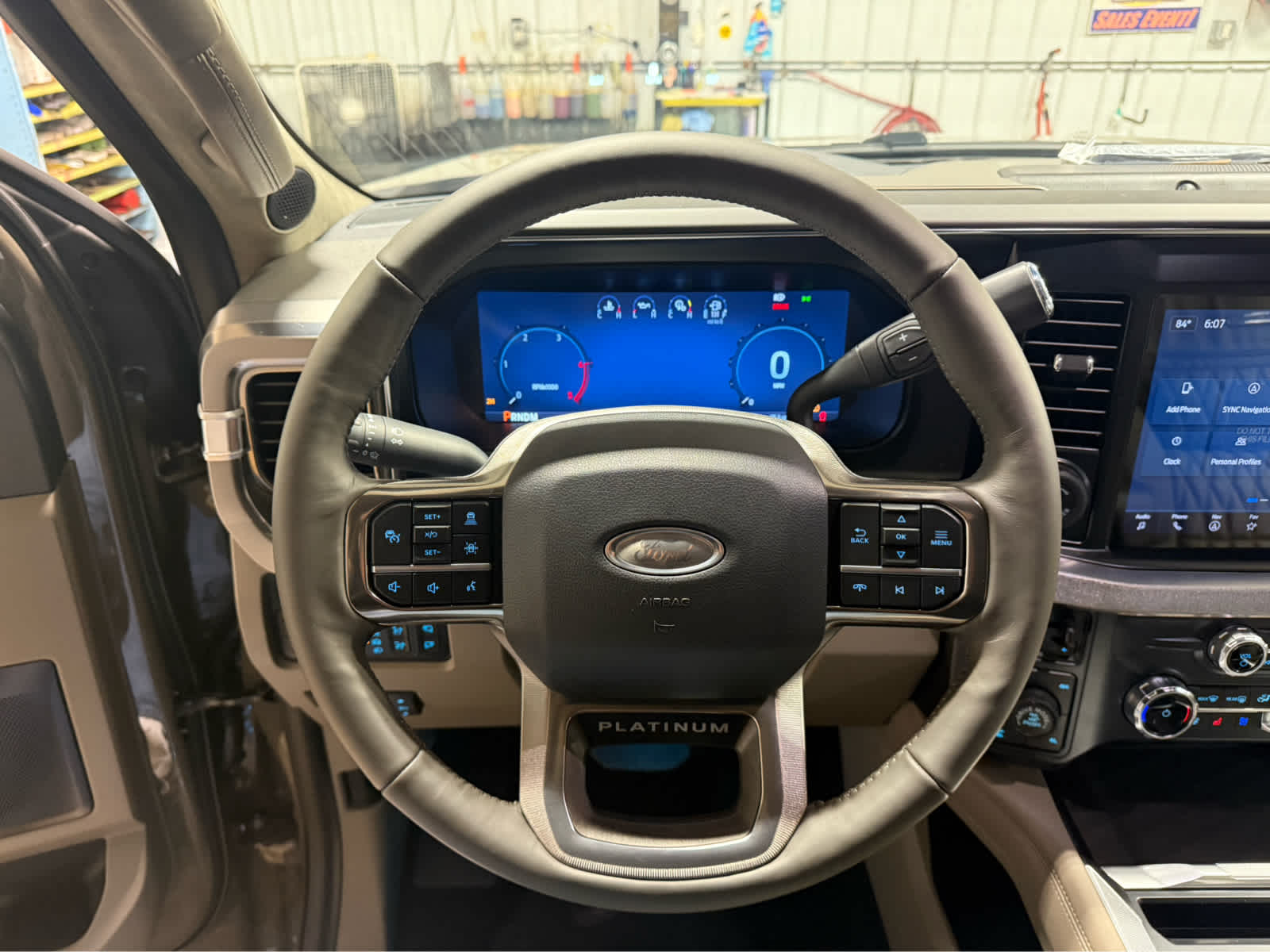 2026 Ford Super Duty F-350 SRW Pickup Platinum - Marsh Gray exterior view 14