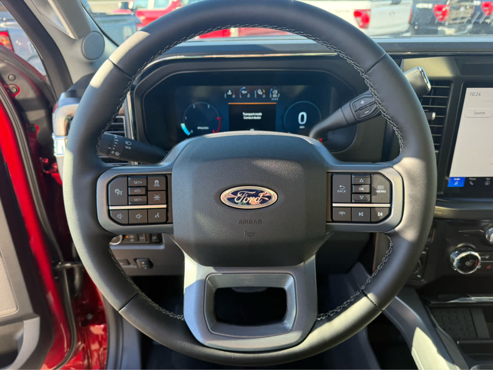 2026 Ford Super Duty F-350 SRW LARIAT - Ruby Red Metallic Tinted Clearcoat exterior view 14