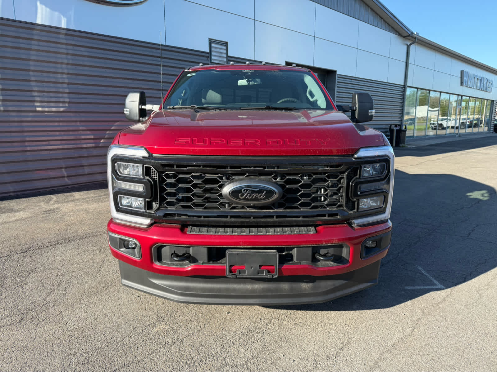 2025 Ford Super Duty F-350 SRW XLT - Ruby Red Metallic Tinted Clearcoat exterior view 3