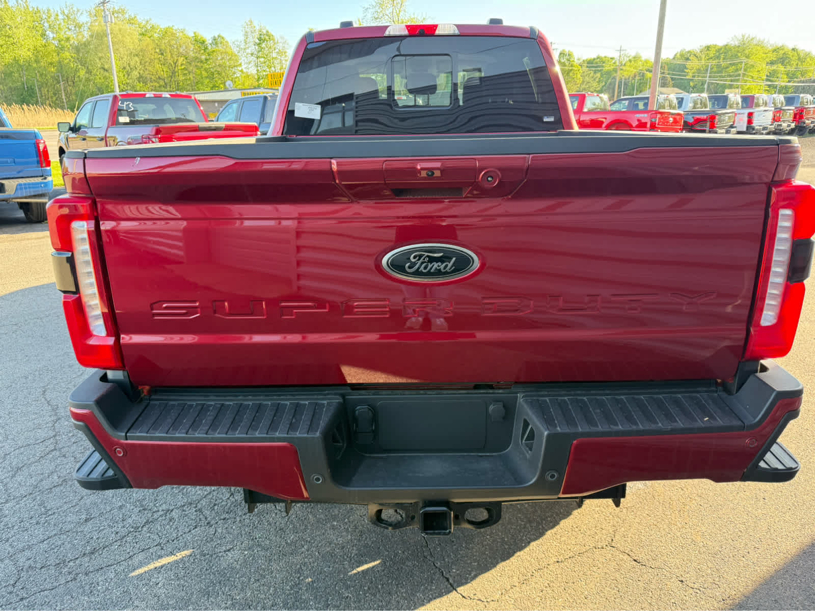 2025 Ford Super Duty F-350 SRW XLT - Ruby Red Metallic Tinted Clearcoat exterior view 8