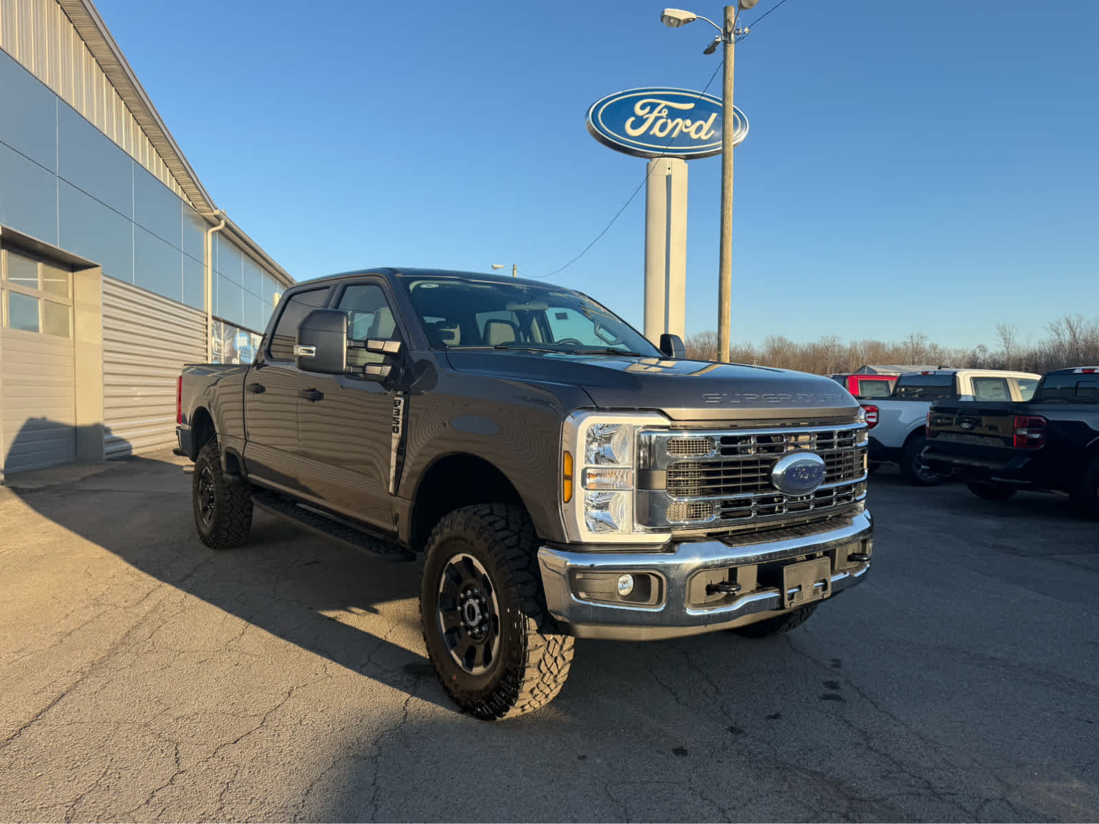 2026 Ford Super Duty F-350 SRW XLT - Carbonized Gray Metallic exterior view 2