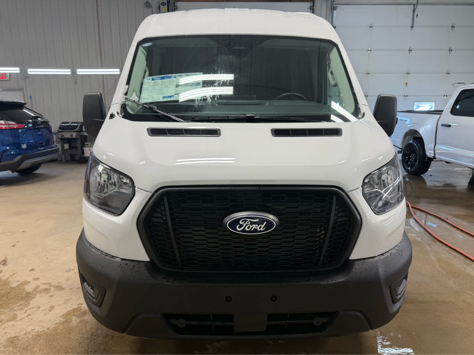 2026 Ford Transit Cargo Van - Oxford White exterior view 3