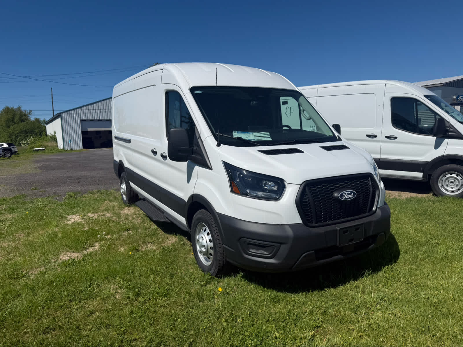 2026 Ford Transit Cargo Van - Oxford White exterior view 2