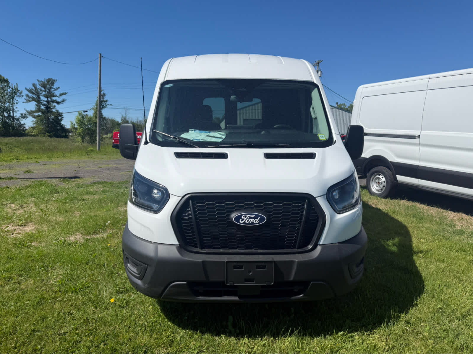 2026 Ford Transit Cargo Van - Oxford White exterior view 3