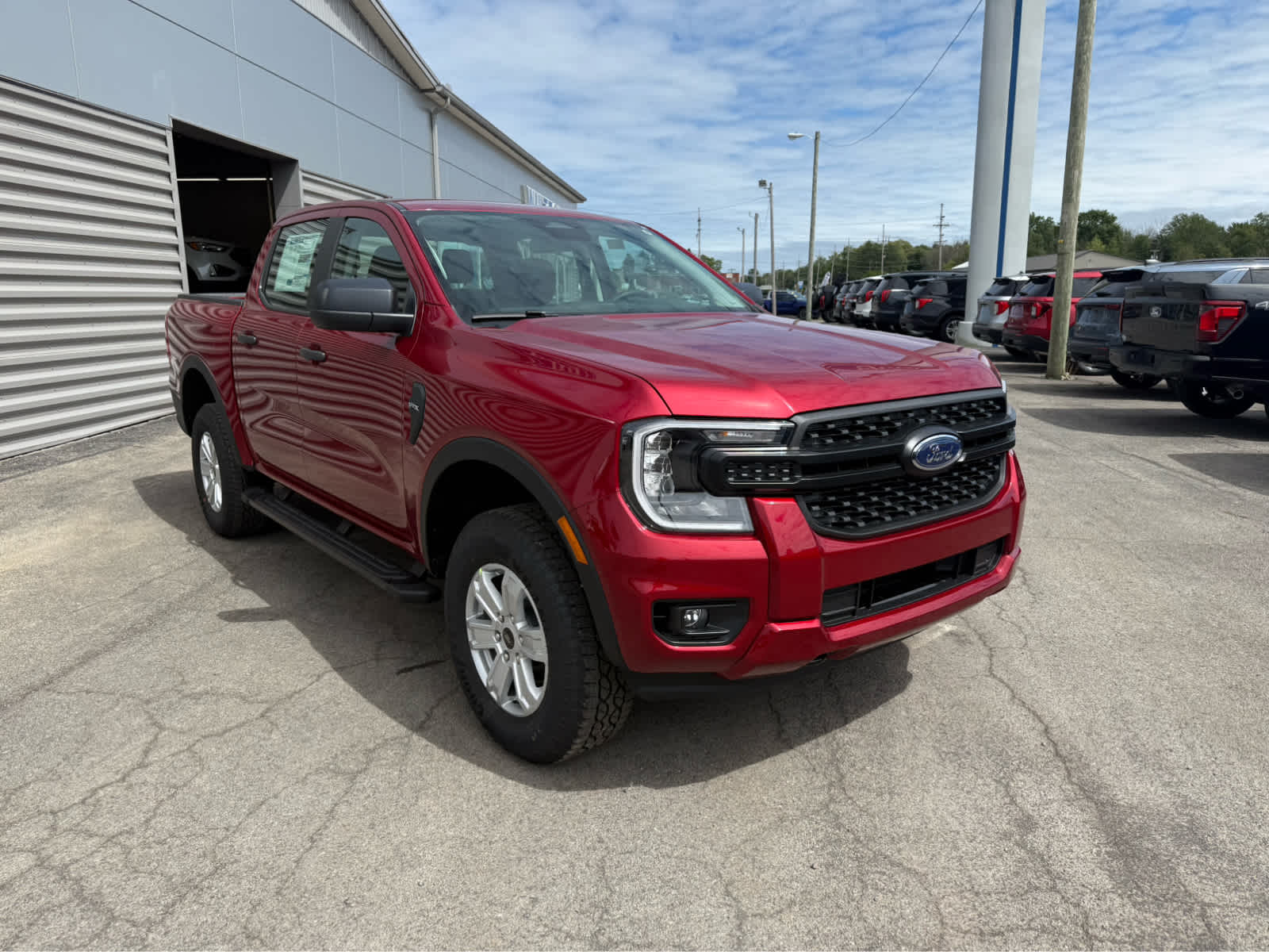2025 Ford Ranger XL - Ruby Red Metallic Tinted Clearcoat exterior view 2