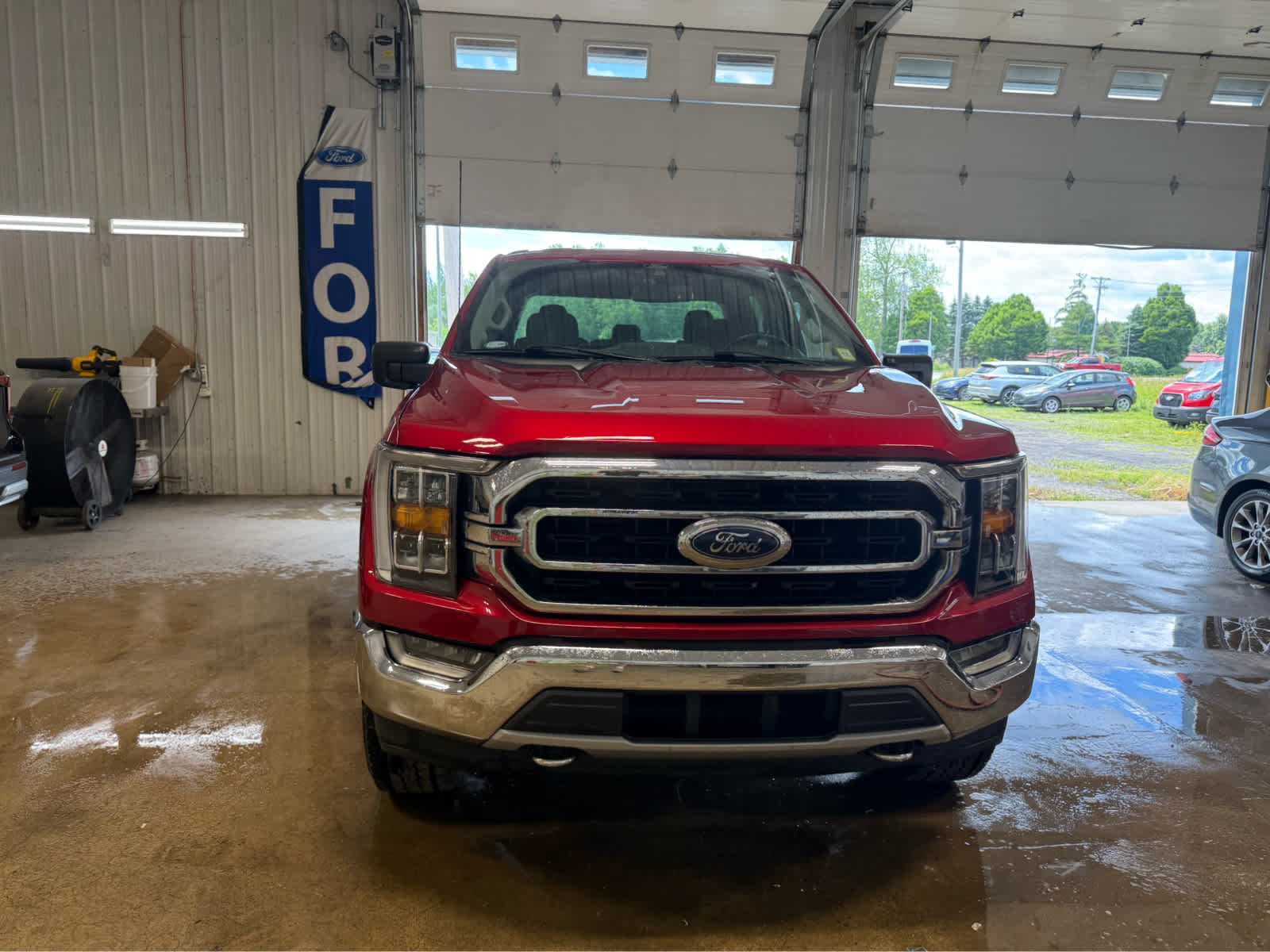 2021 Ford F-150 XLT - Rapid Red Metallic Tinted Clearcoat exterior view 3
