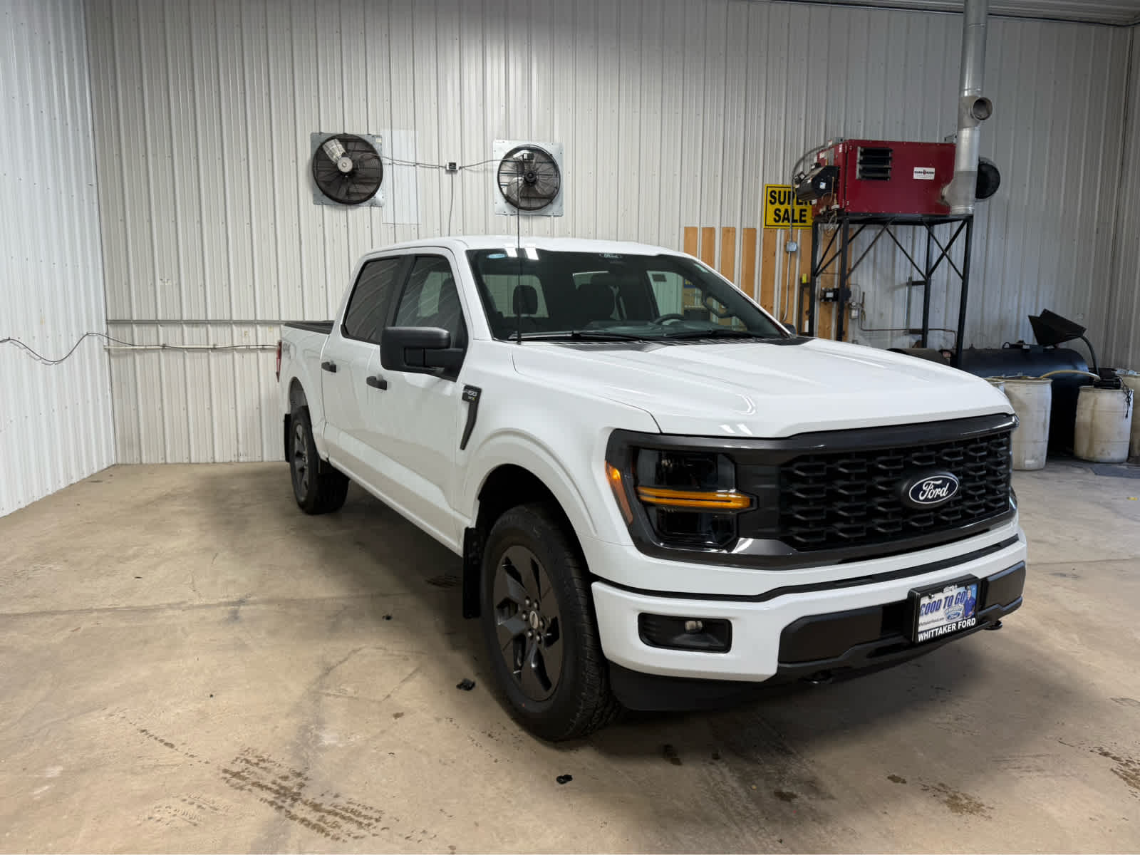 2025 Ford F-150 STX - Oxford White exterior view 2