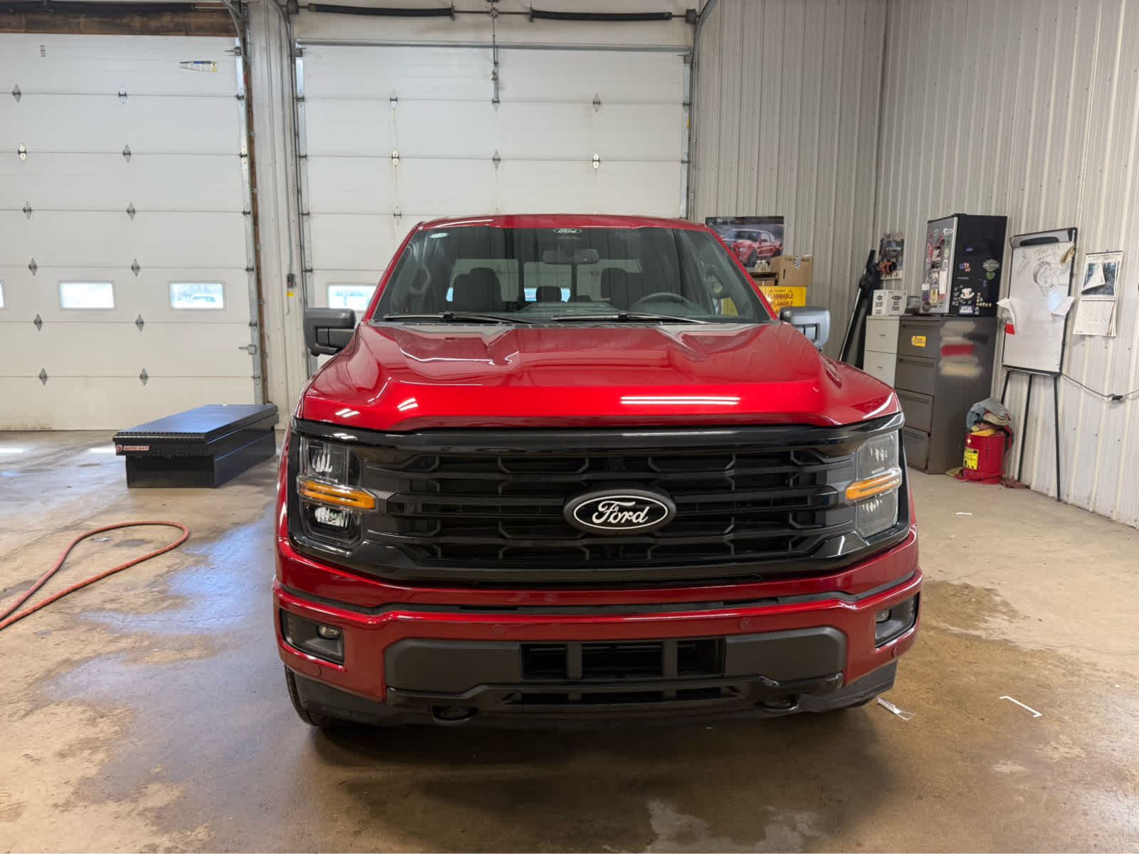 2026 Ford F-150 XLT - Ruby Red Metallic Tinted Clearcoat exterior view 3