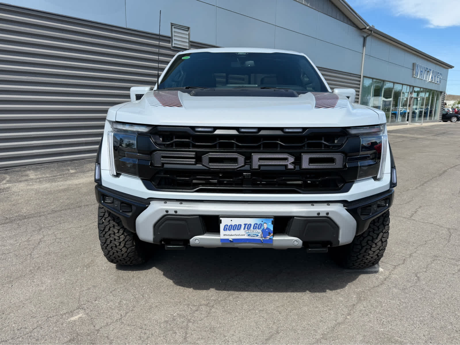 2025 Ford F-150 Raptor - Space White Metallic exterior view 3