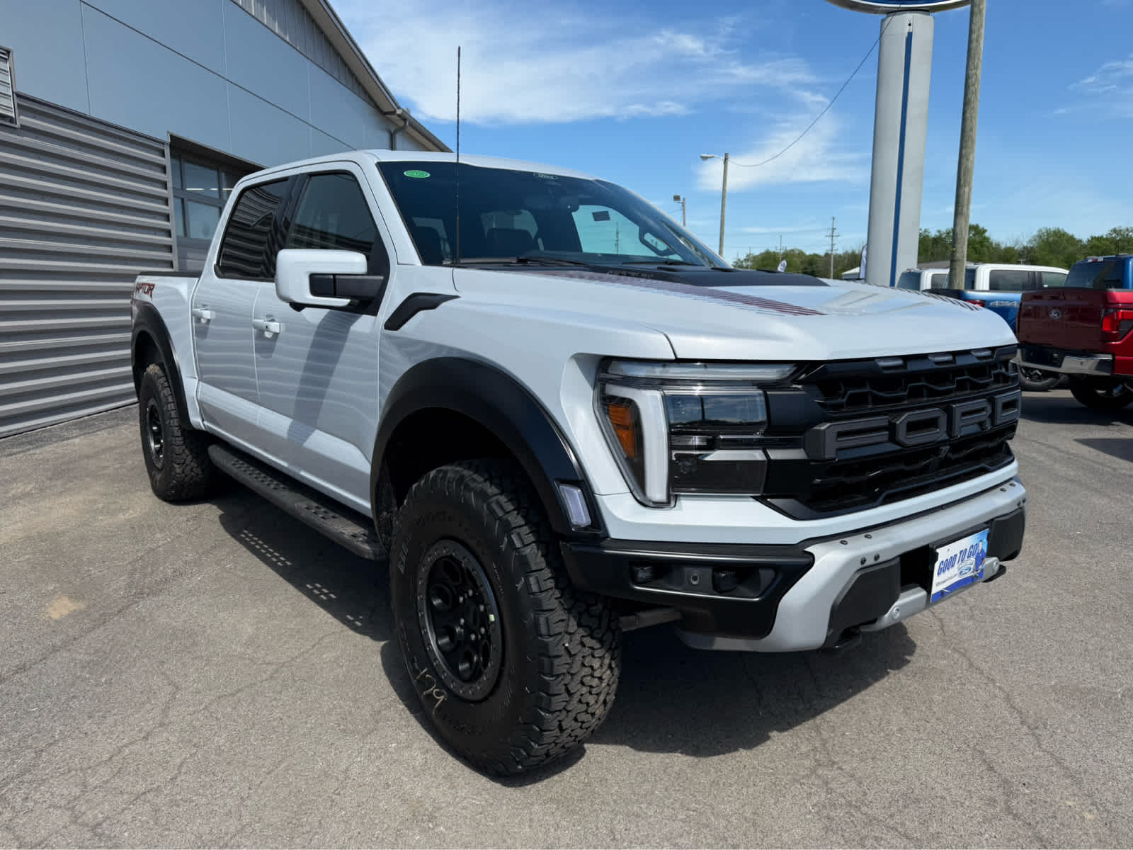 2025 Ford F-150 Raptor - Space White Metallic exterior view 2