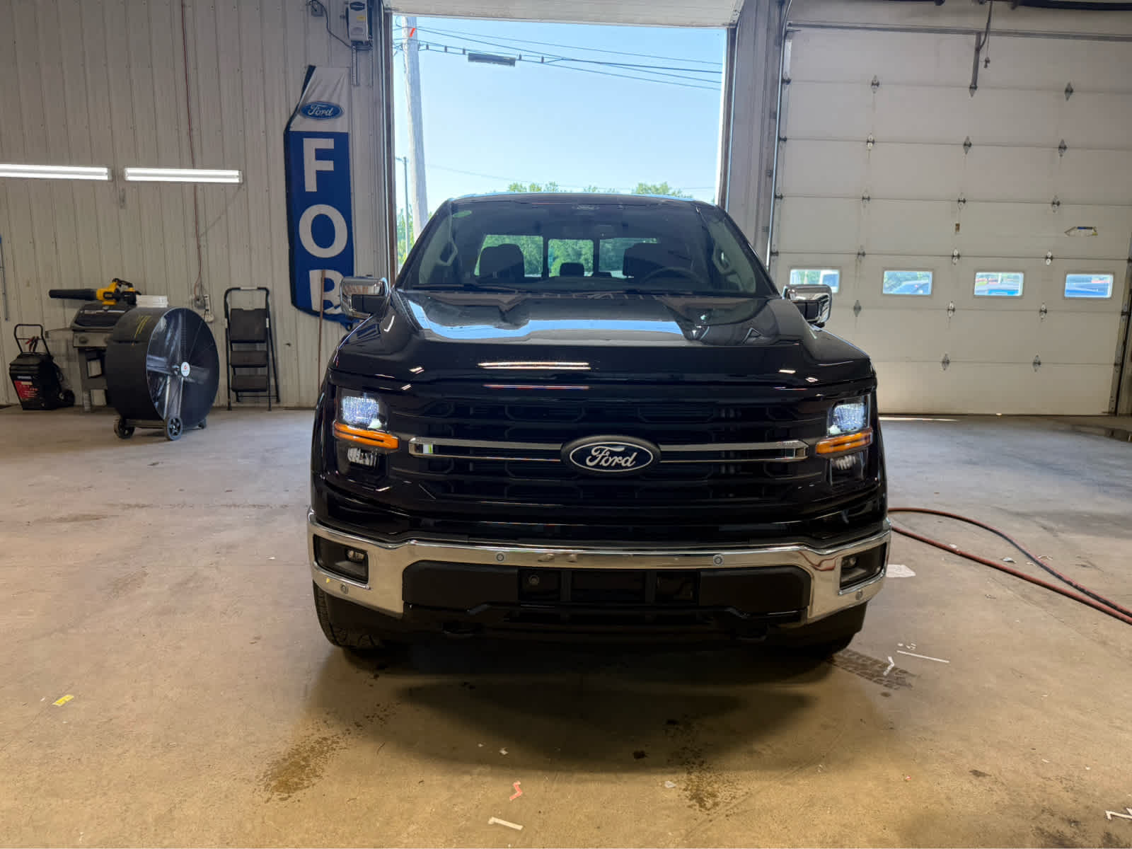 2026 Ford F-150 XLT - Agate Black Metallic exterior view 3