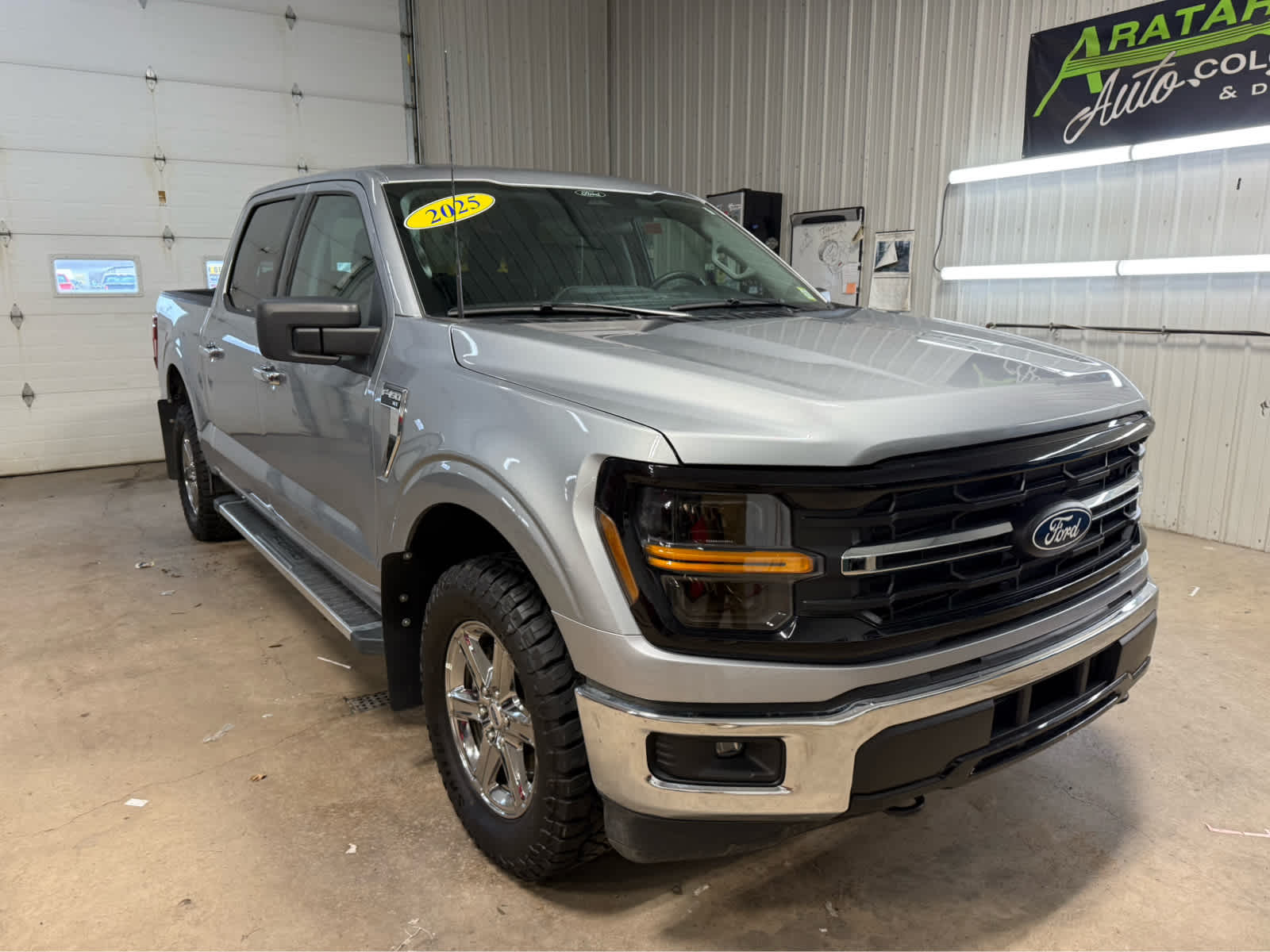 2025 Ford F-150 XLT - Iconic Silver Metallic exterior view 2