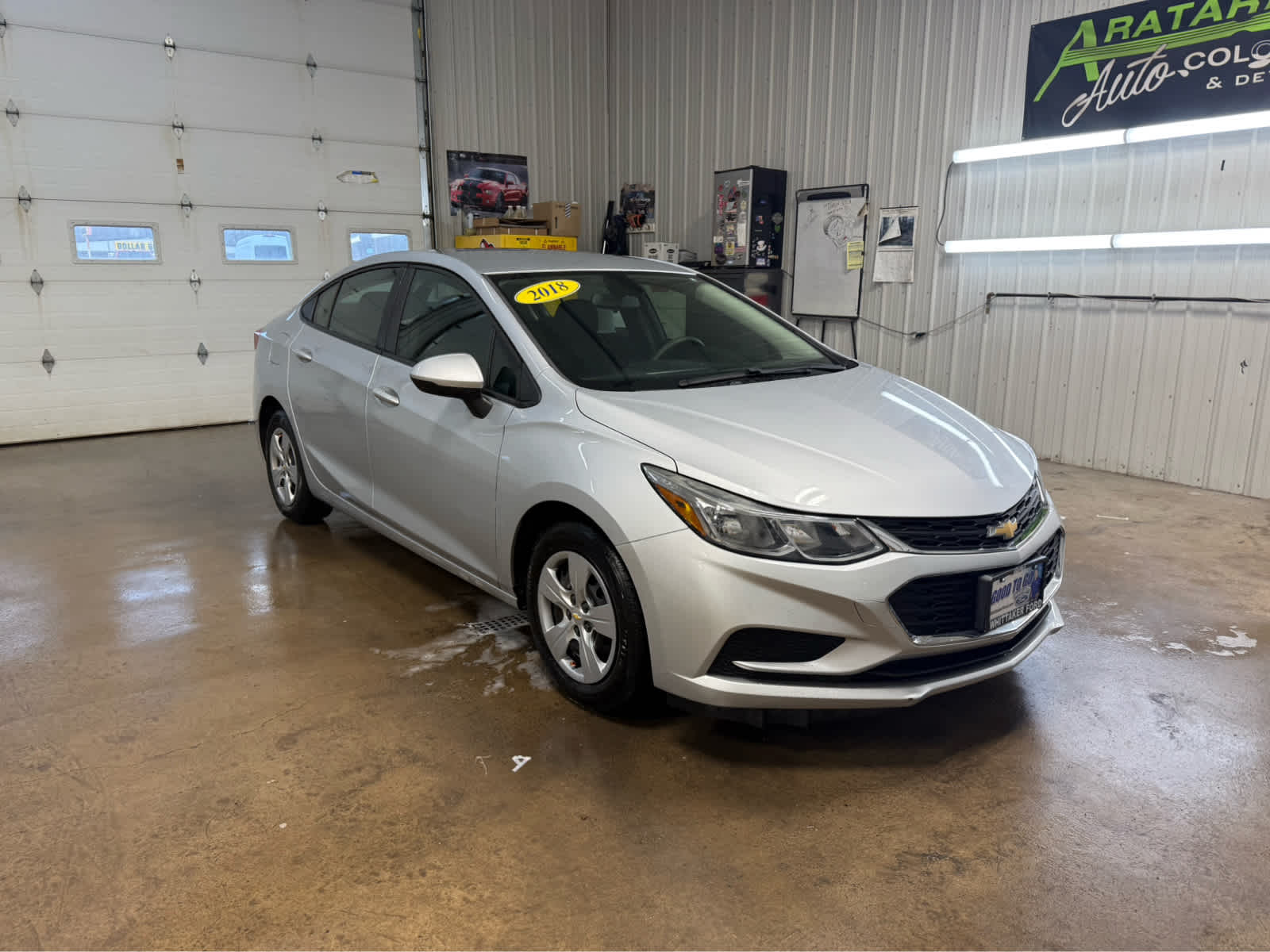 2018 Chevrolet Cruze LS - Silver Ice Metallic exterior view 2